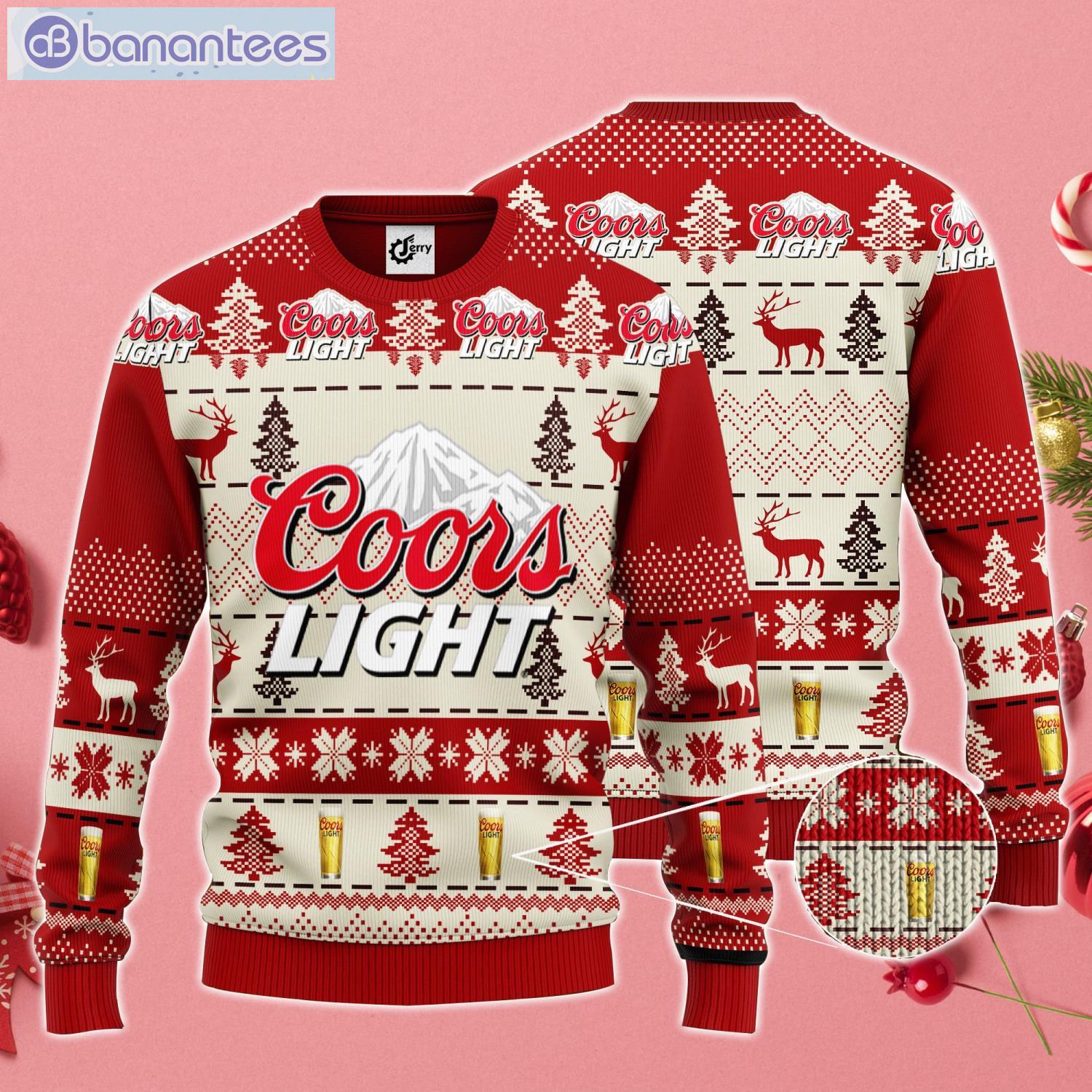 Coors Light Christmas Gift Ugly Christmas Sweater Product Photo 1