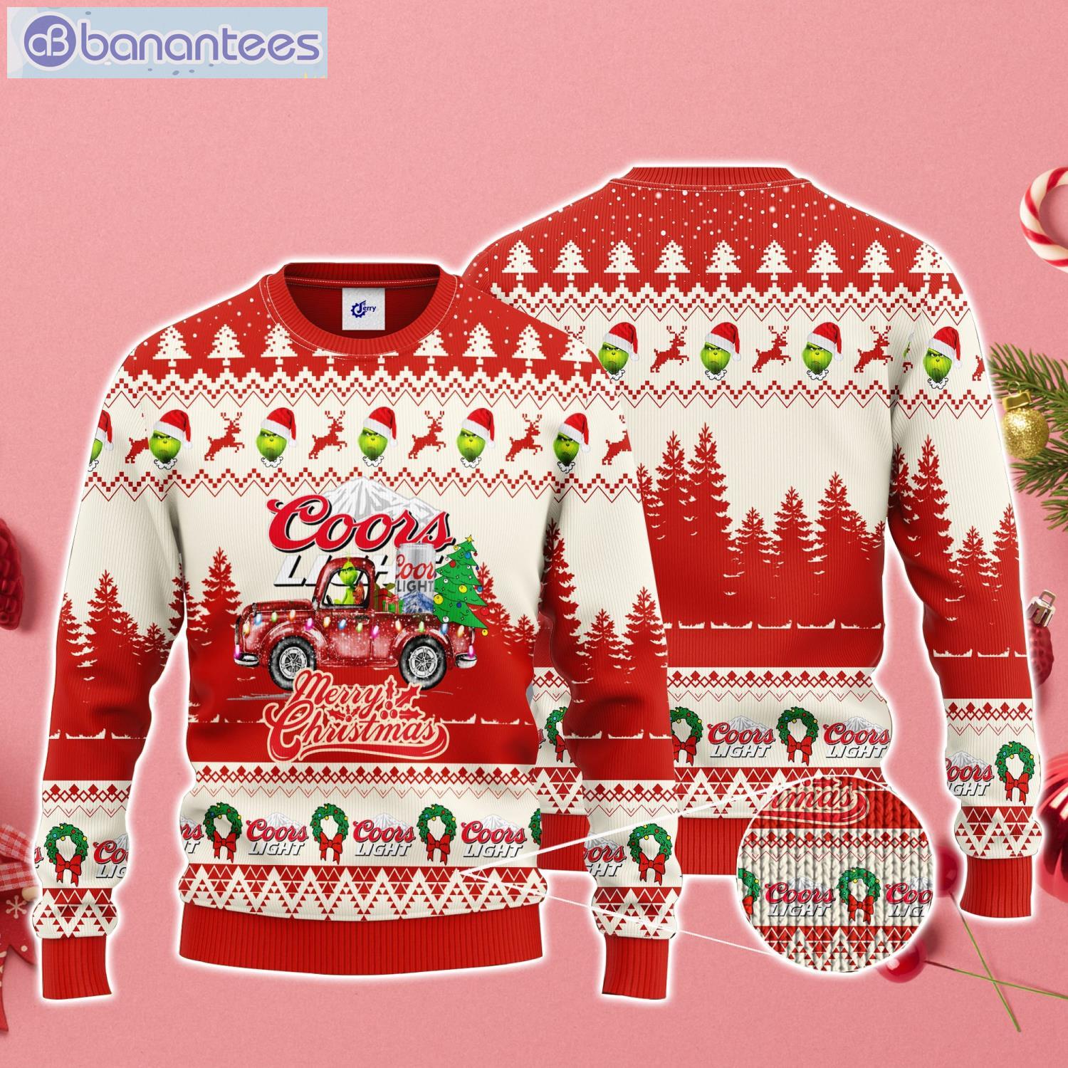 Coors Light Grinch Merry Christmas Ugly Christmas Sweater Product Photo 1 Coors Light Grinch Merry Christmas Ugly Christmas Sweater Product Photo 1