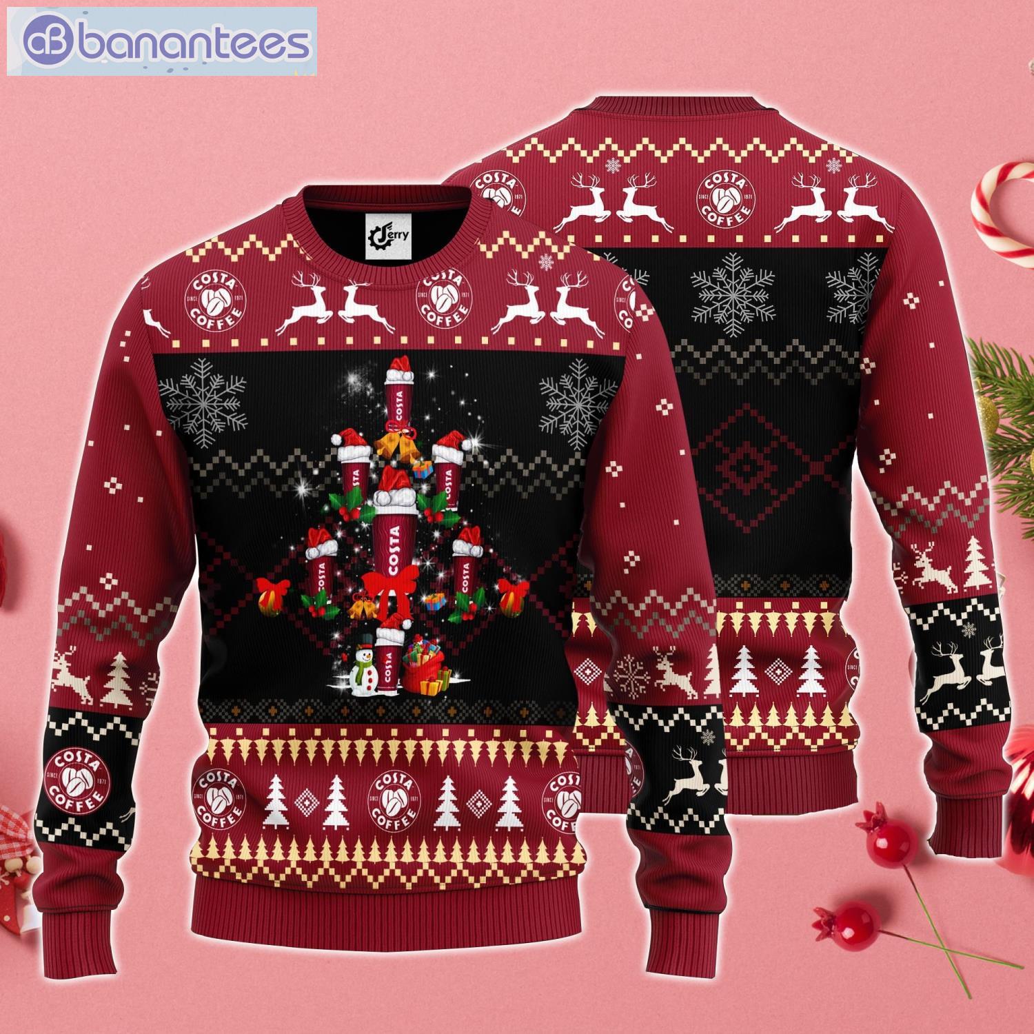 Costa Christmas Tree Ugly Christmas Sweater Product Photo 1