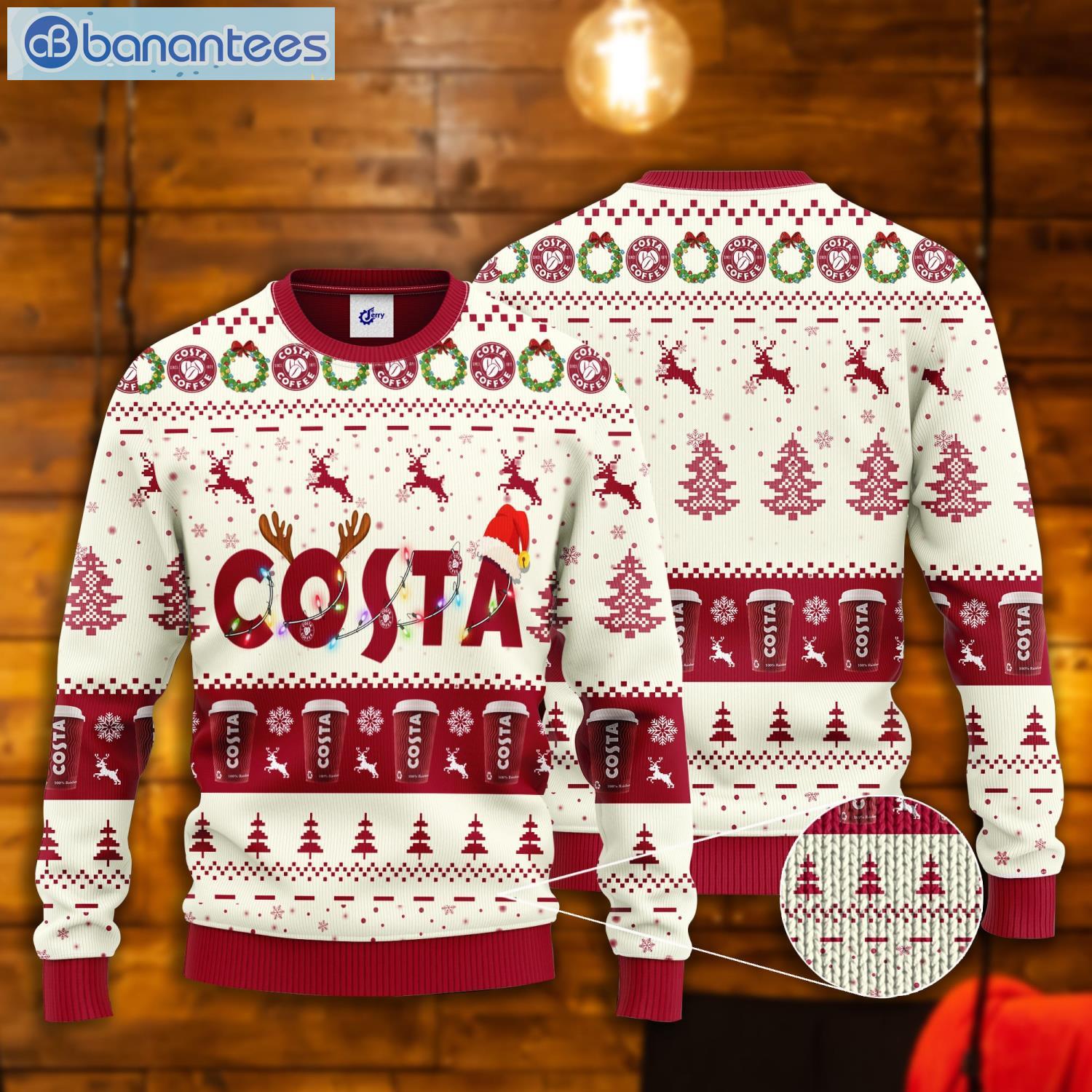 Costa Santa Hat Christmas Ugly Christmas Sweater Product Photo 1