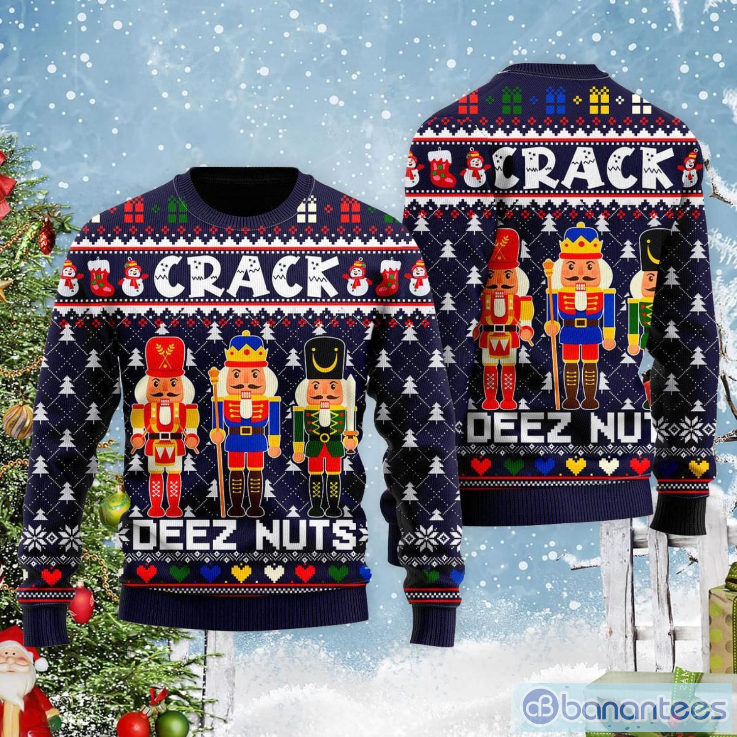 Deez nuts deals christmas sweater