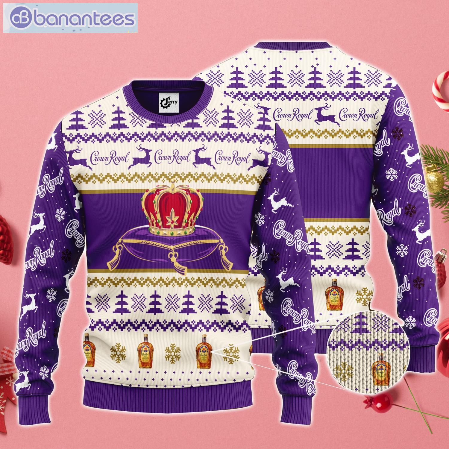 Crown Royal Ugly Christmas Sweater For Crown Royal Lover Product Photo 1