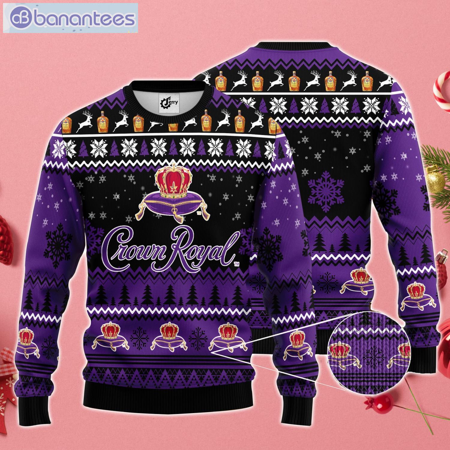 Crown Royal Ugly Christmas Sweater Product Photo 1