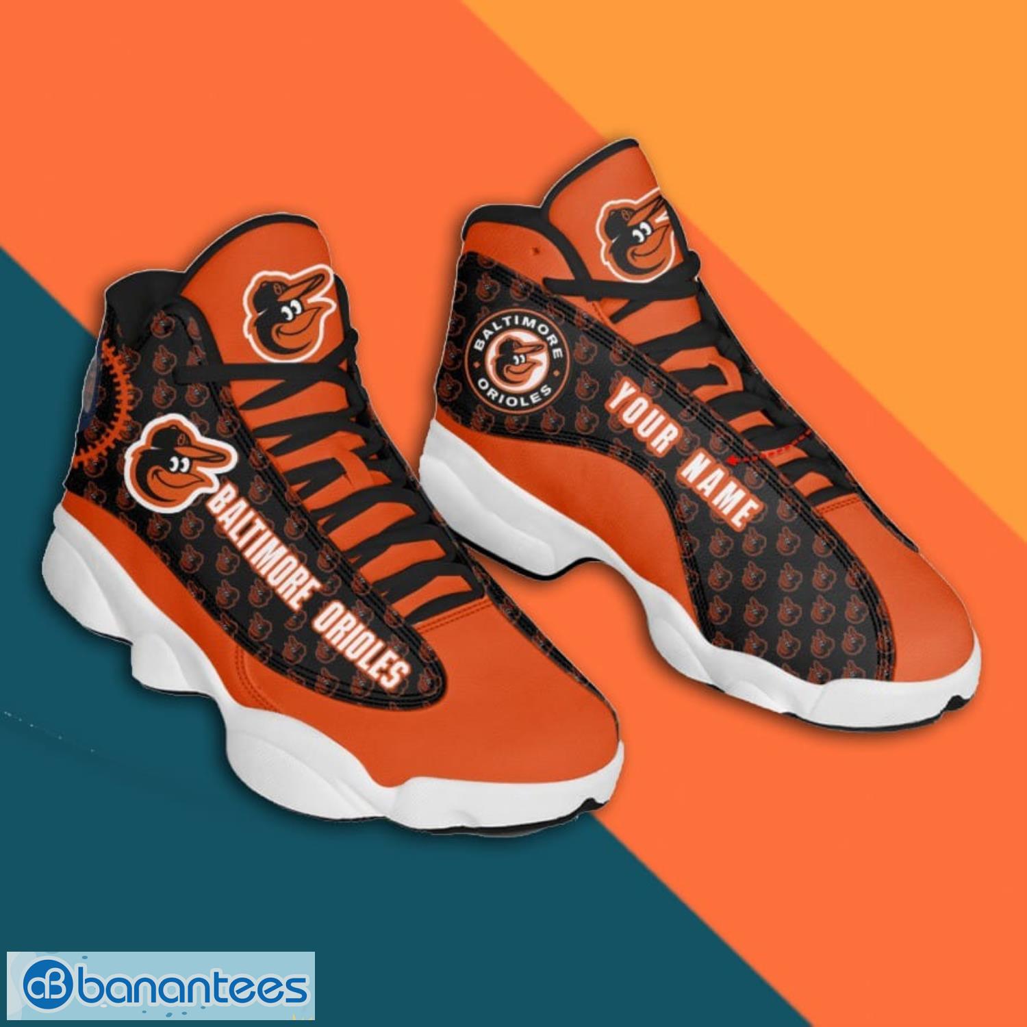 Chicago Bears Air Jordan 13 Custom Name Personalized Shoes Retro - Banantees