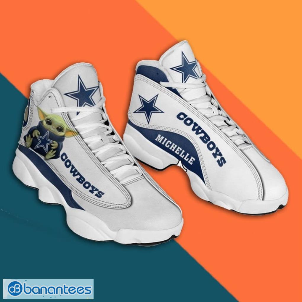 Dallas Cowboys custom Personalized Air Jordan 13 Sneaker shoes