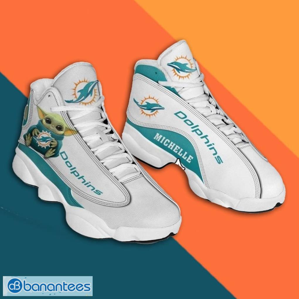 Miami Dolphins Custom Name Air Jordan 11 Sneaker Shoes For Sport Fans -  Banantees