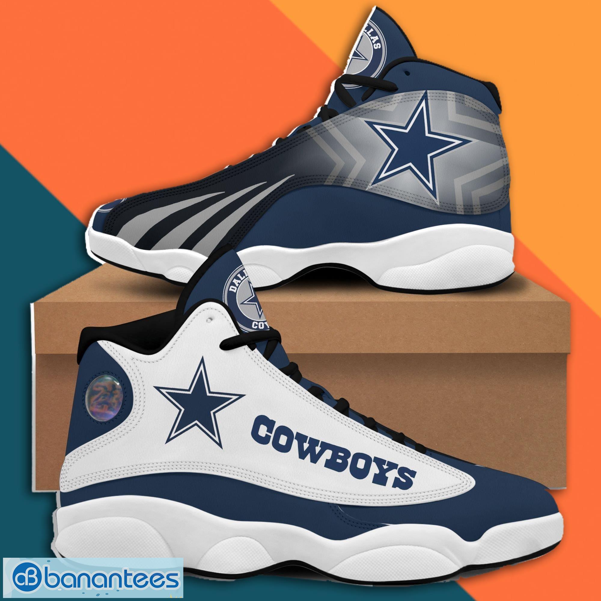 Dallas Cowboys Air Jordan 13 Sneaker Shoes Product Photo 2