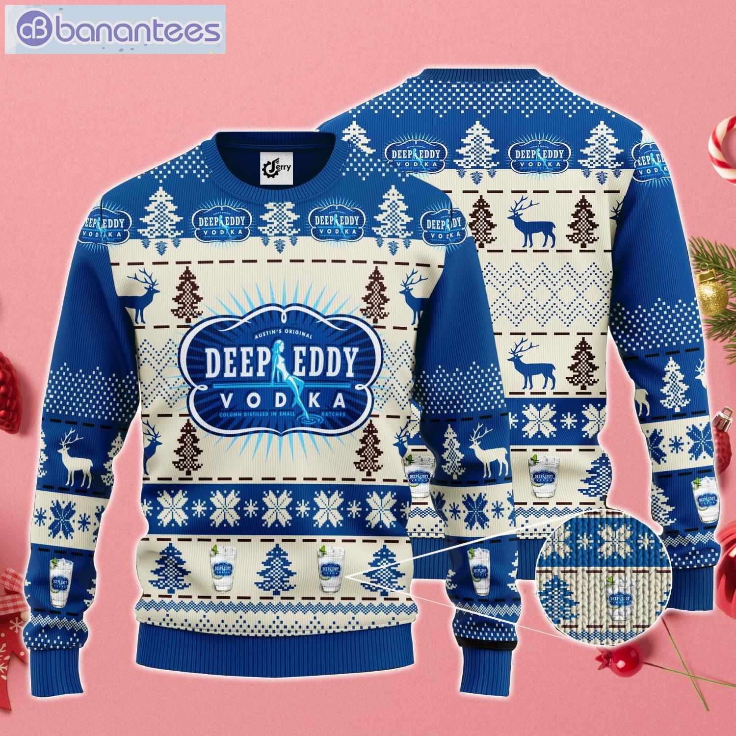 Deep Eddy Vodka Ugly Christmas Sweater For Deep Eddy Vodka Lover Product Photo 1