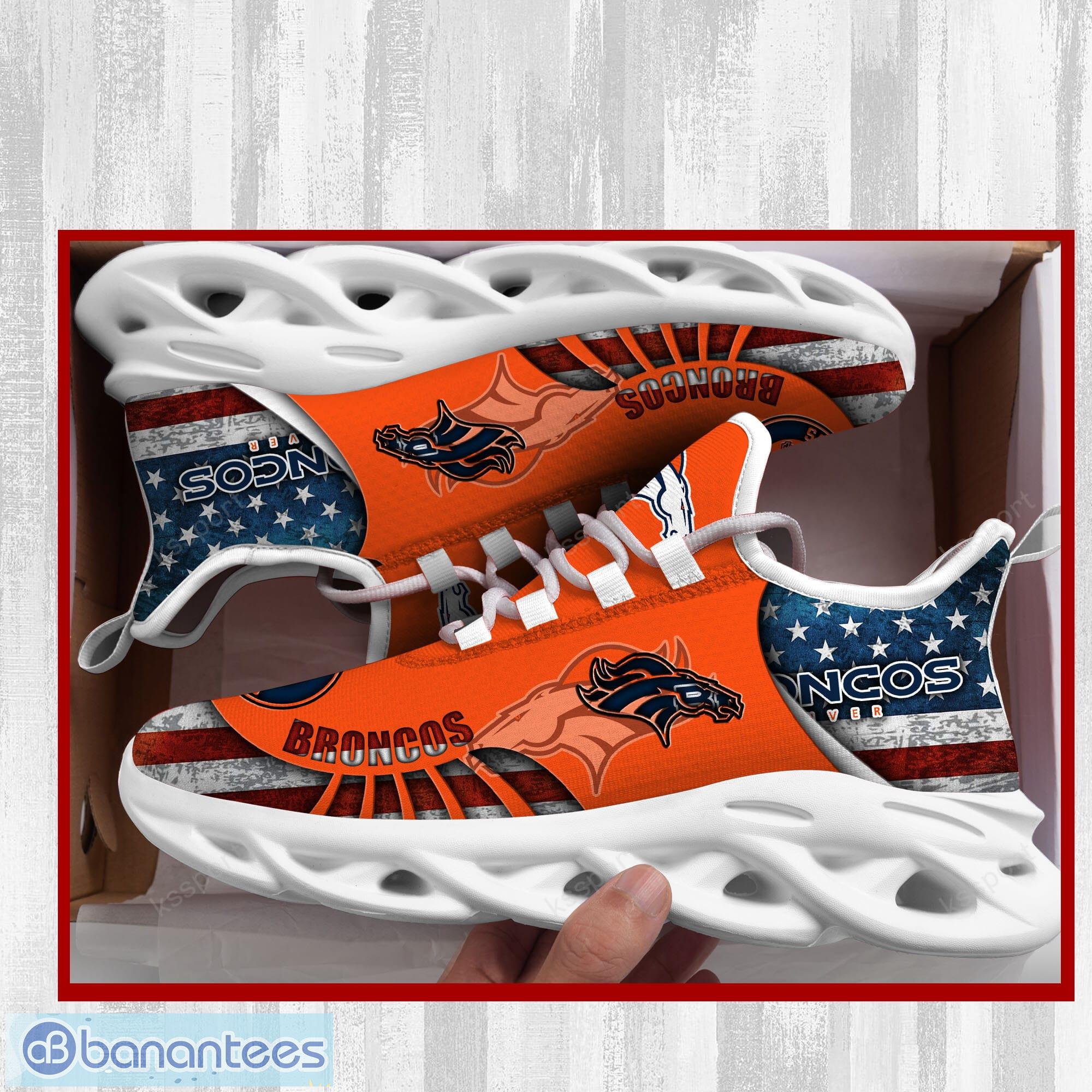 Denver Broncos NFL Max Soul Sneakers Running Shoes - Banantees