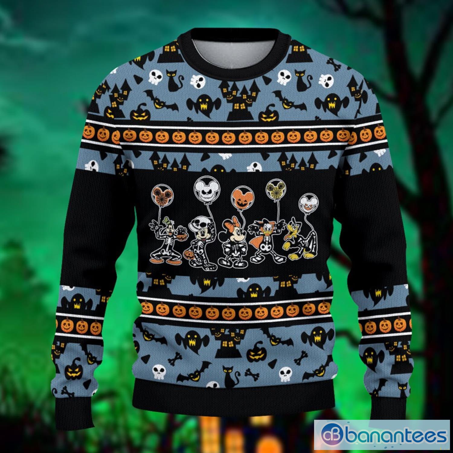Disney Halloween Christmas Ugly Christmas Sweater Mickey Mouse Halloween Christmas Sweater Mickey Product Photo 2