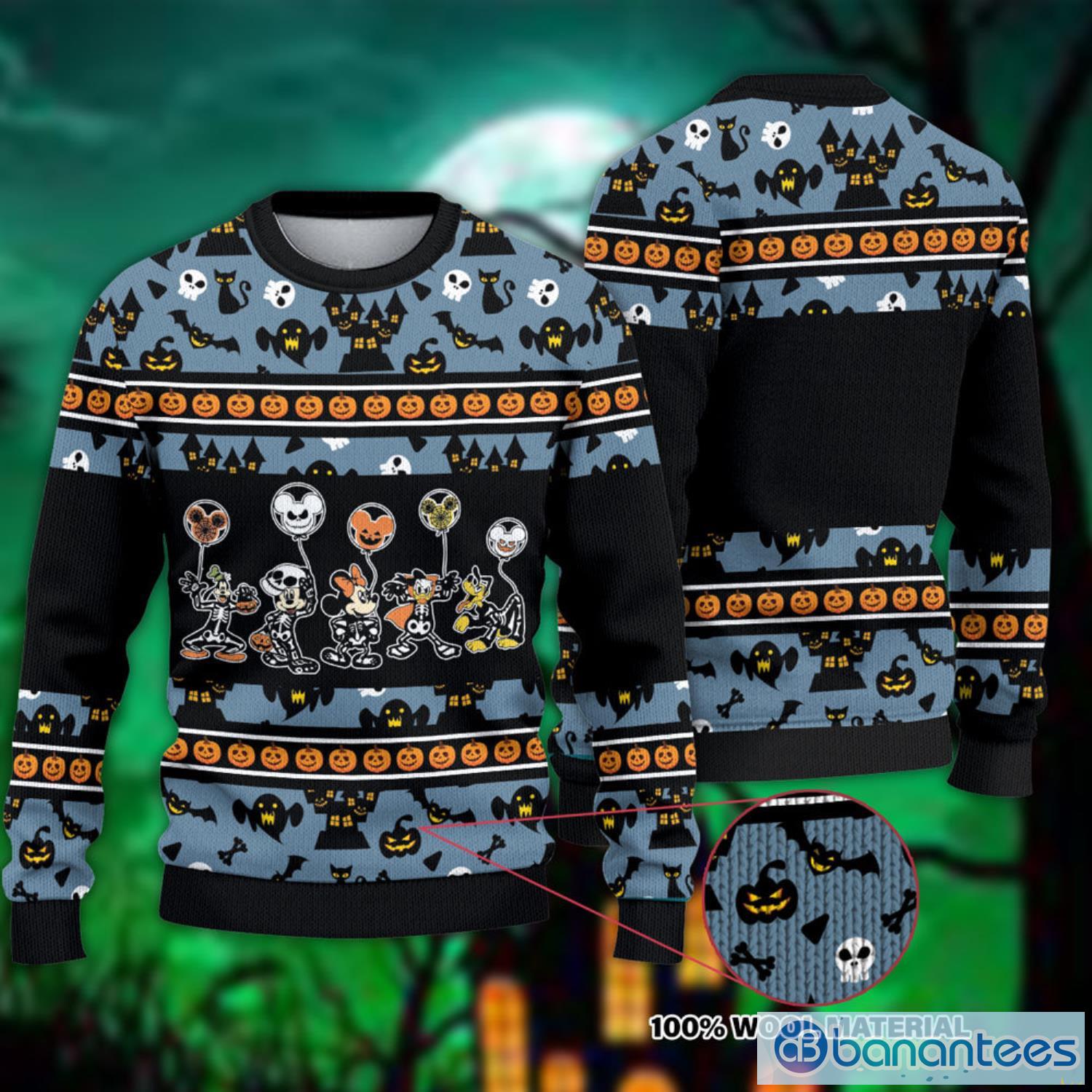Disney Halloween Christmas Ugly Christmas Sweater Mickey Mouse Halloween Christmas Sweater Mickey Product Photo 1