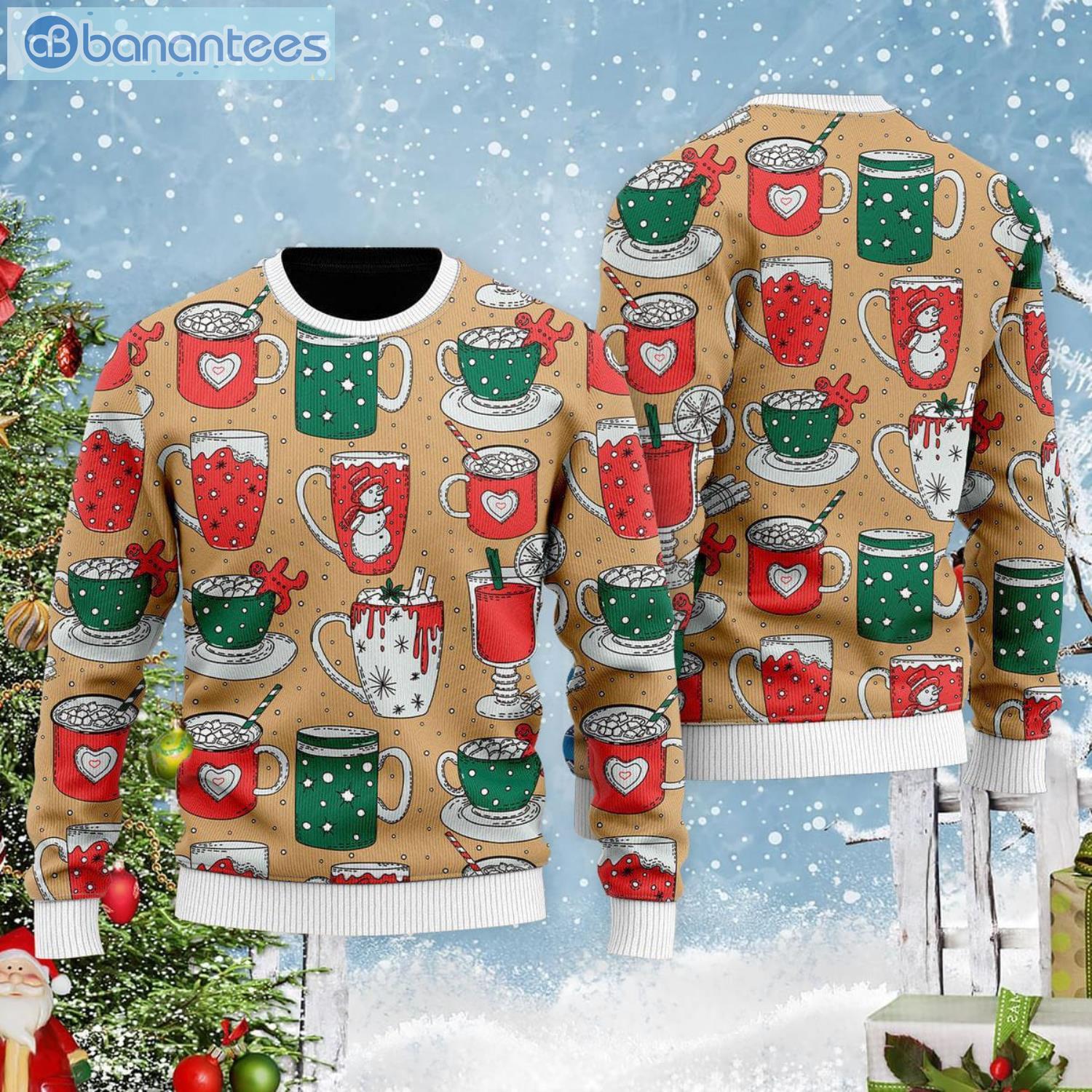 Eat Drink Be Tacky Holiday All Over Print Ugly Christmas Sweater Product Photo 2