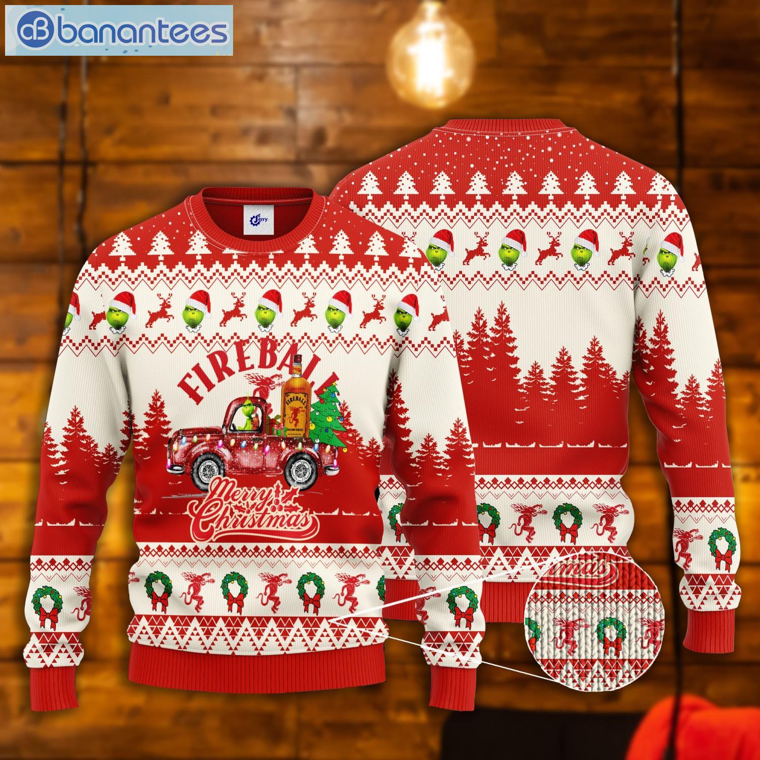 NHL Boston Bruins Funny Grinch Christmas Ugly 3D Sweater For Men And Women  Gift Ugly Christmas - Banantees