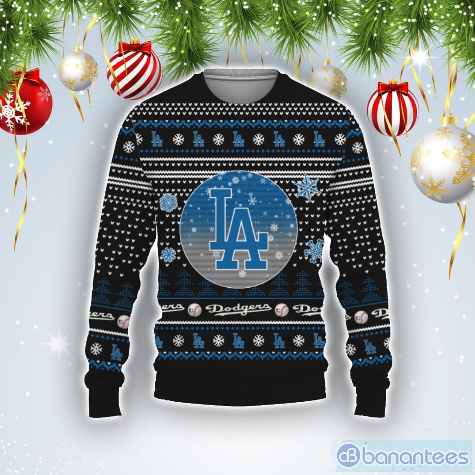 ugly christmas sweater dodgers