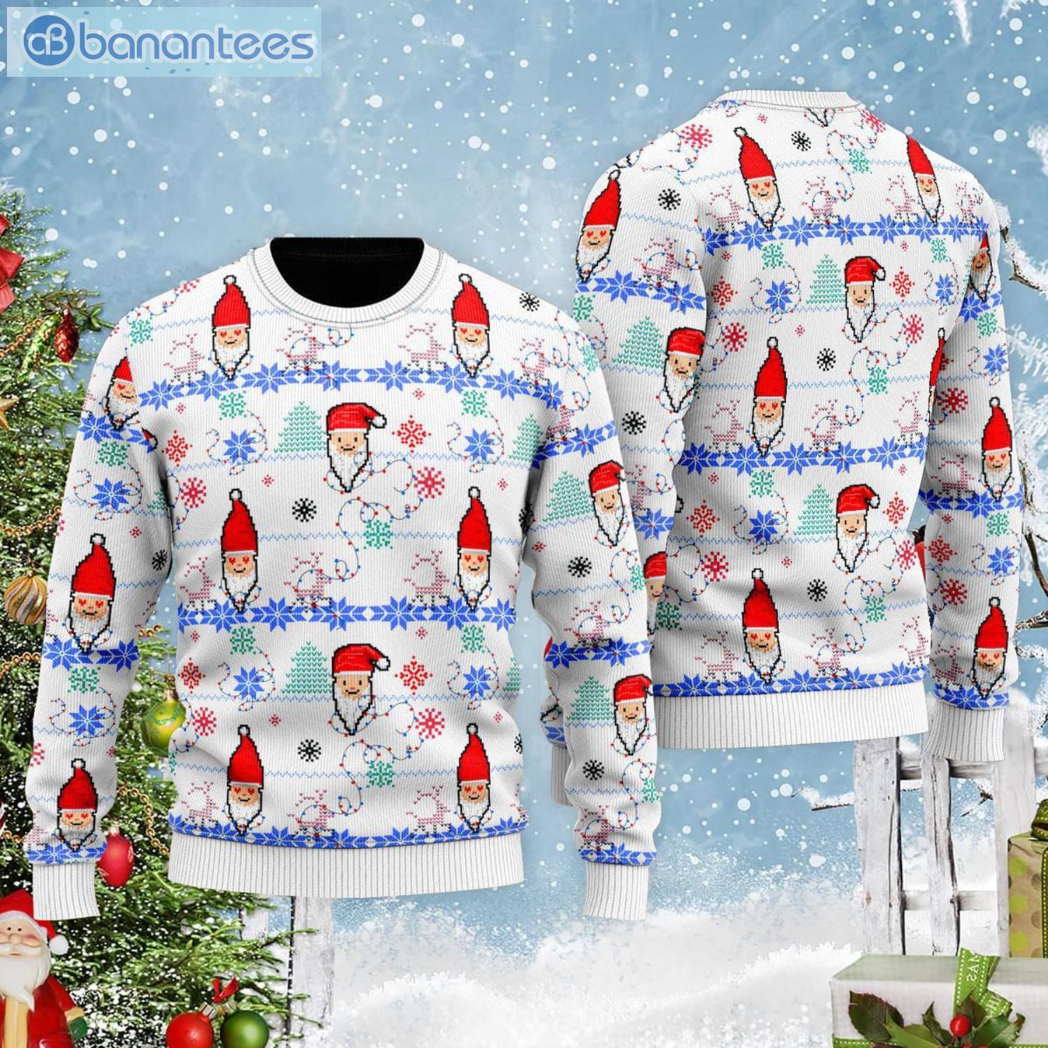 Funny Santa Is Coming Ugly Christmas Sweater Product Photo 2