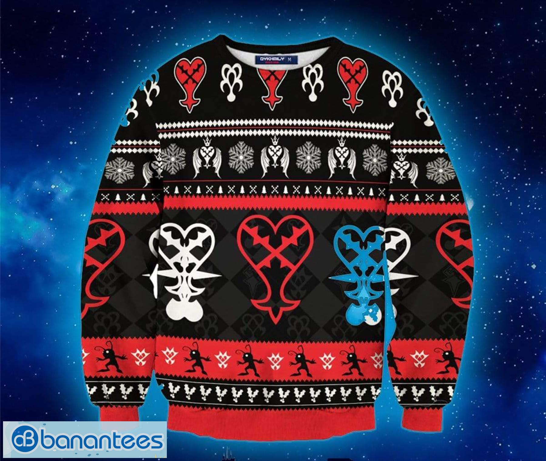 Heartless 3D Christmas Knitting Pattern Ugly Sweater Sweatshirt Product Photo 1