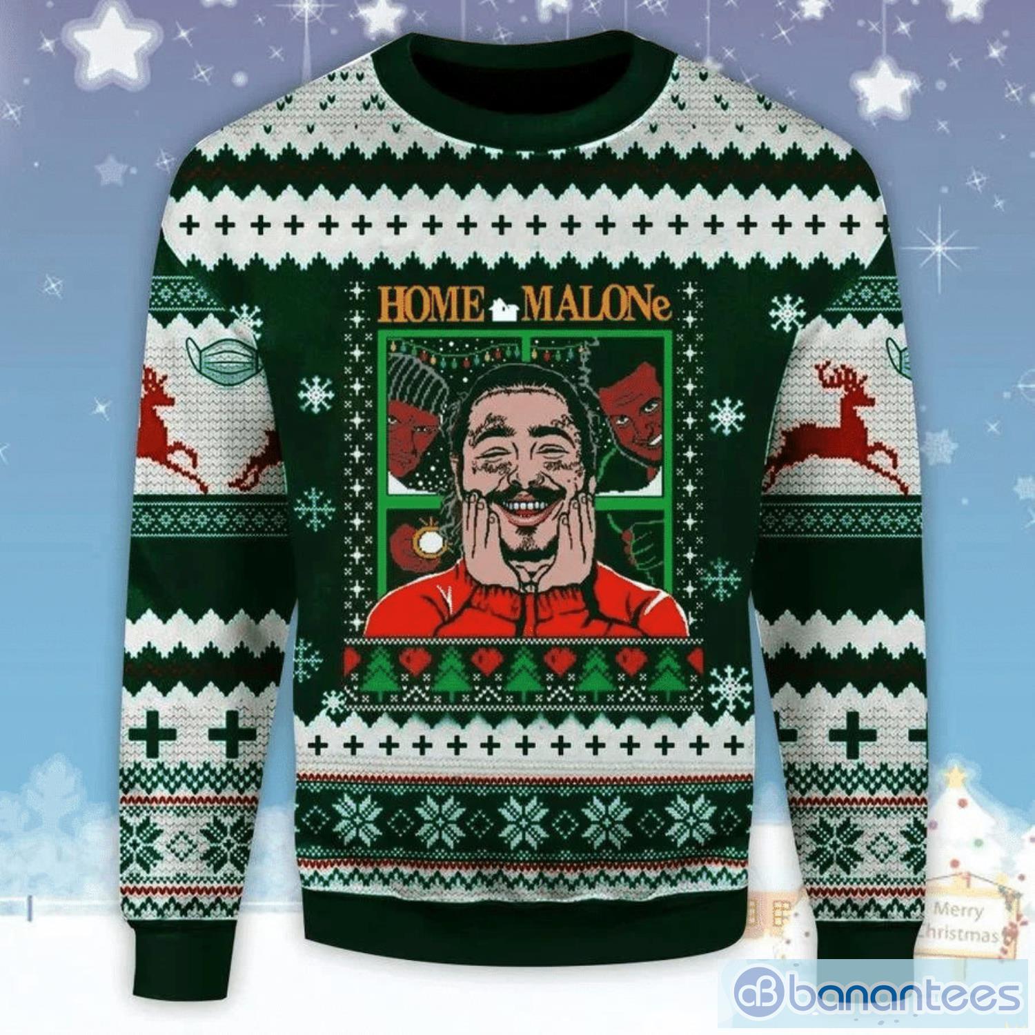 Home Malone Sweater Ugly Christmas Sweater Product Photo 1