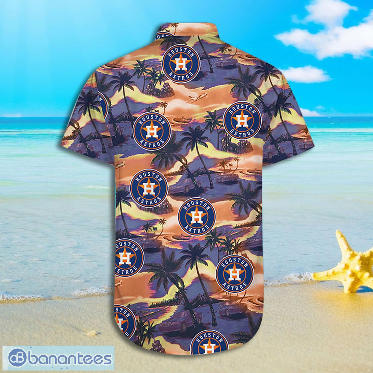 Houston Astros Island Palm Tree Full Print Hawaiian Shirt Product Photo 3