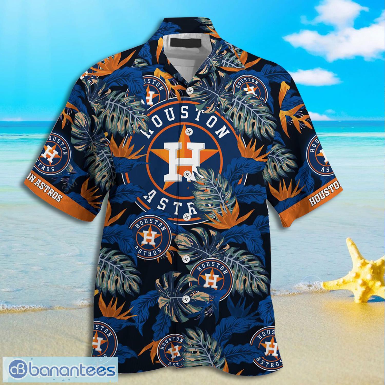 Houston Astros MLB Stress Blessed Tropical Hawaiian Shirt - Banantees