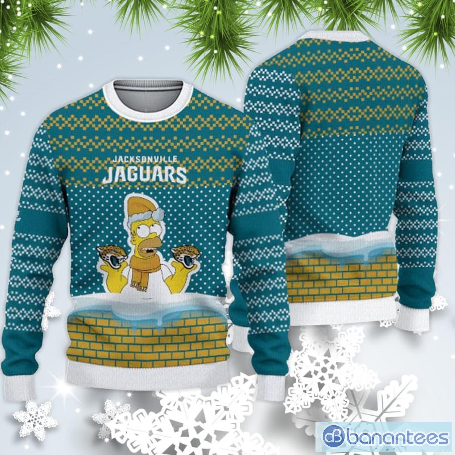 Jacksonville Jaguars Christmas Simpson Sweater For Fans Product Photo 1