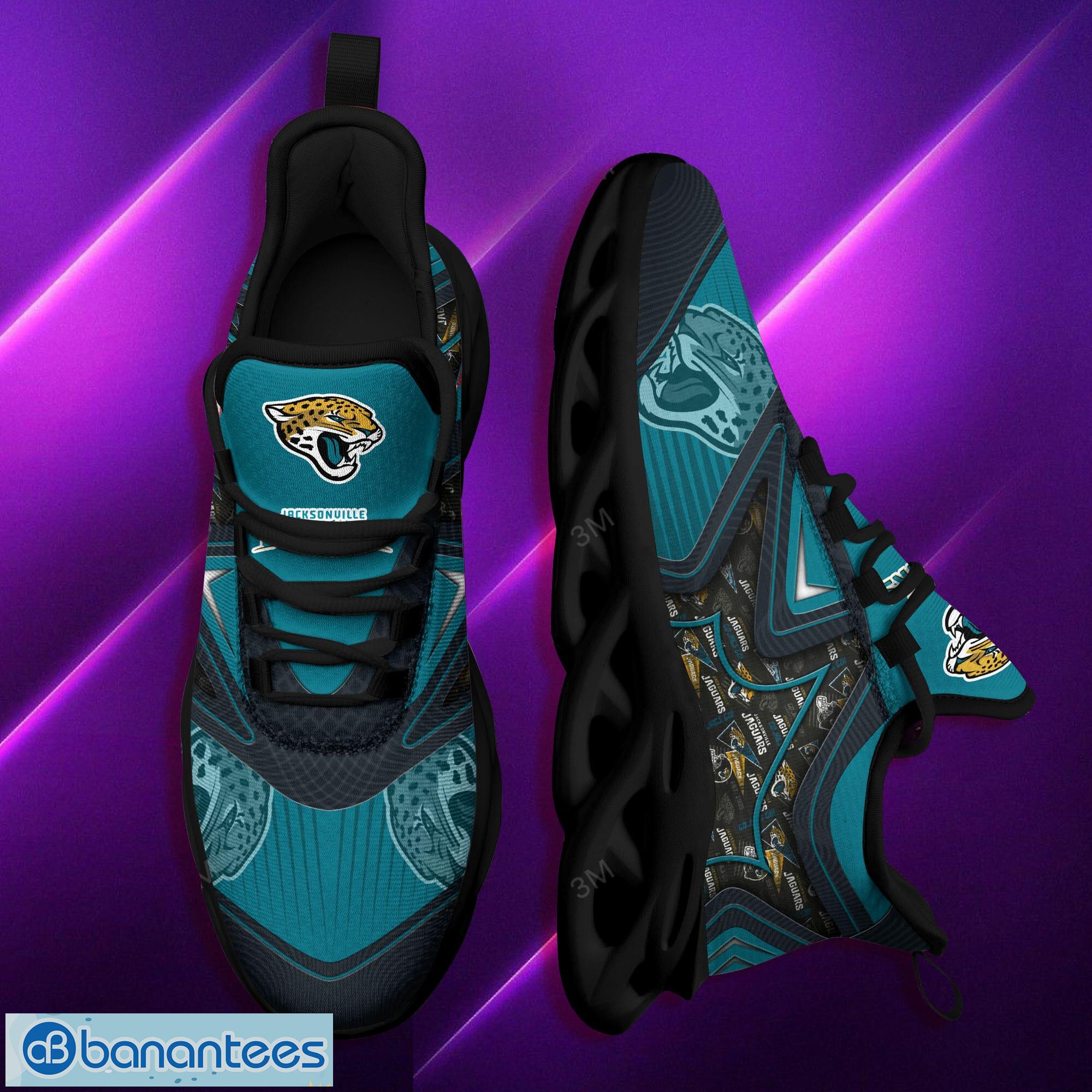 Jacksonville Jaguars Logo Running Sneaker Max Soul Shoes InTeal Gift For  Men And Women - Banantees