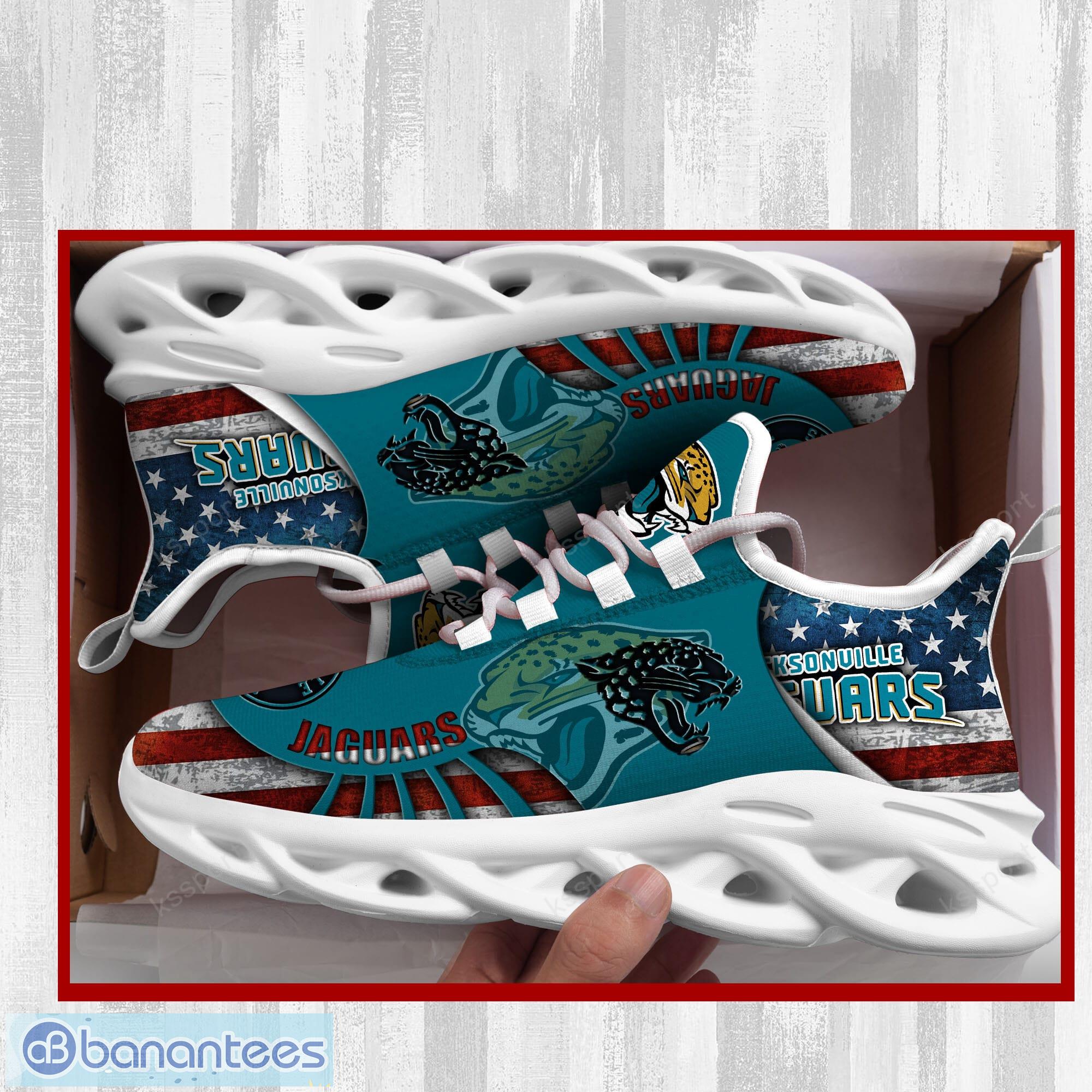 Jacksonville Jaguars NFL Max Sou Sneakers Running Shoes - Banantees