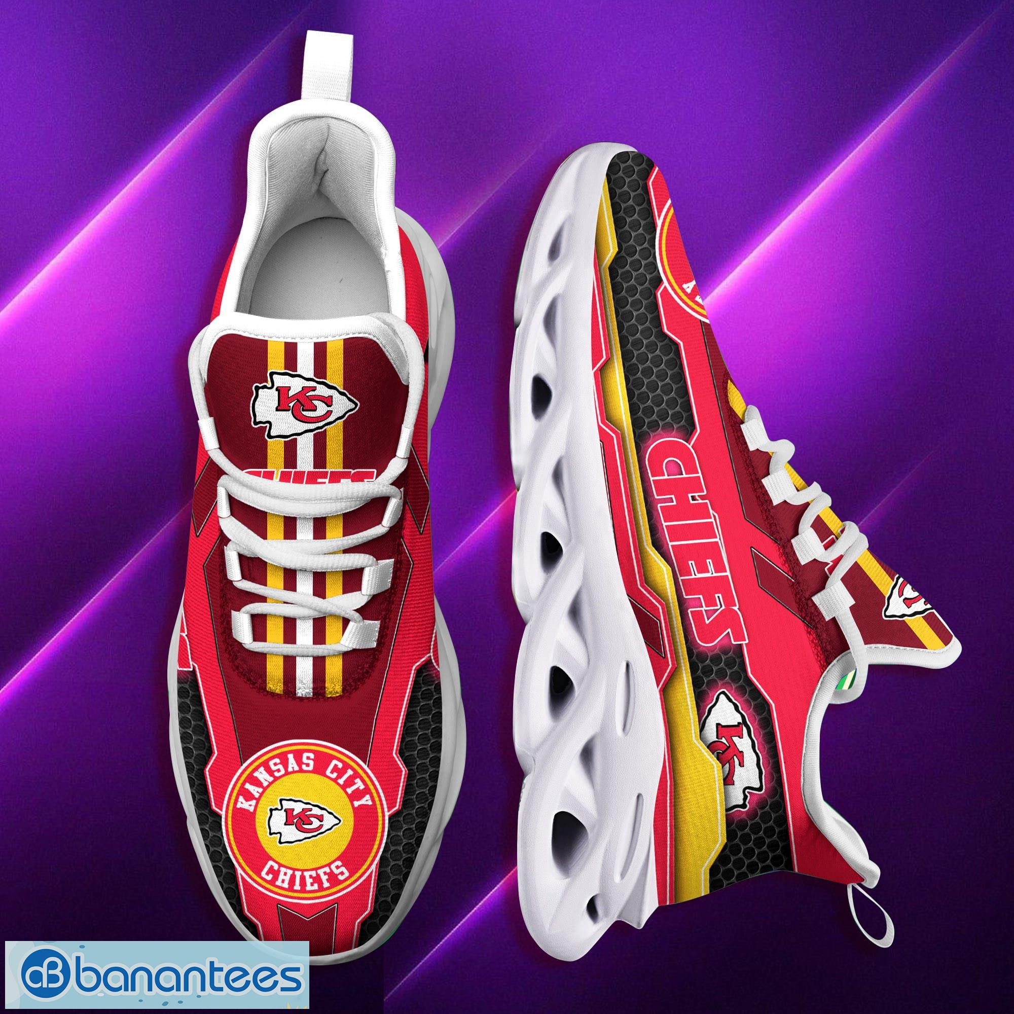 pindas Stemmen Zonder Kansas City Chiefs NFL Symbol Max Soul Sneakers Running Shoes - Banantees
