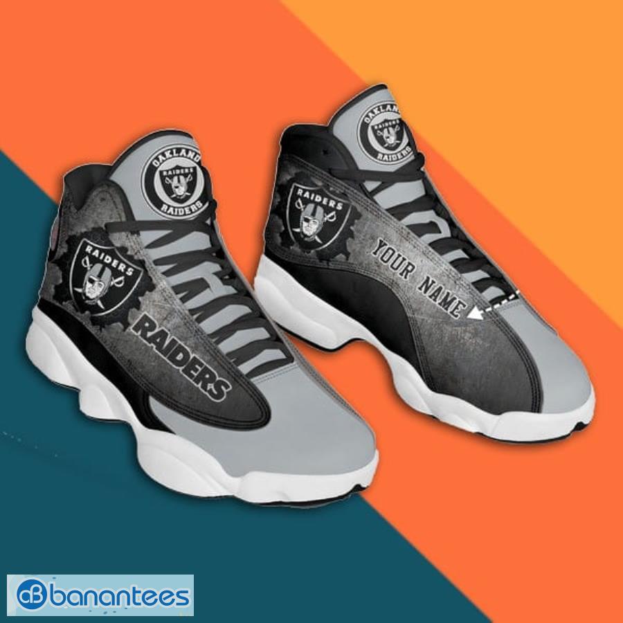 Las Vegas Raiders Air Jordan 13 Sneaker Shoes Product Photo 3