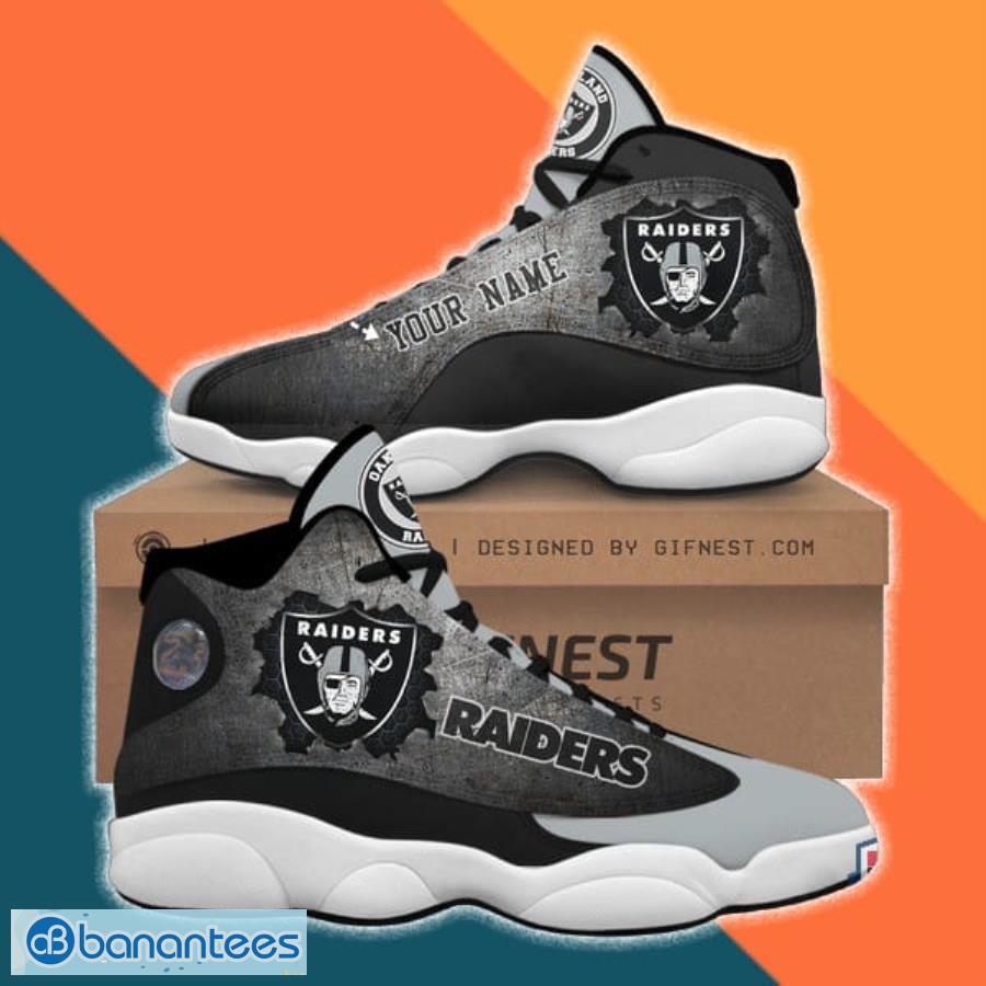 Las Vegas Raiders Air Jordan 13 Sneaker Shoes Product Photo 1