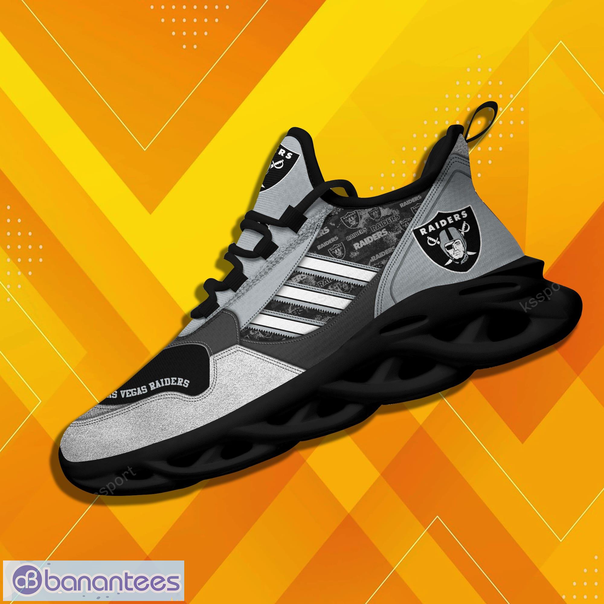 Las Vegas Raiders Nfl Max Soul Sneakers Sport Shoes - Banantees