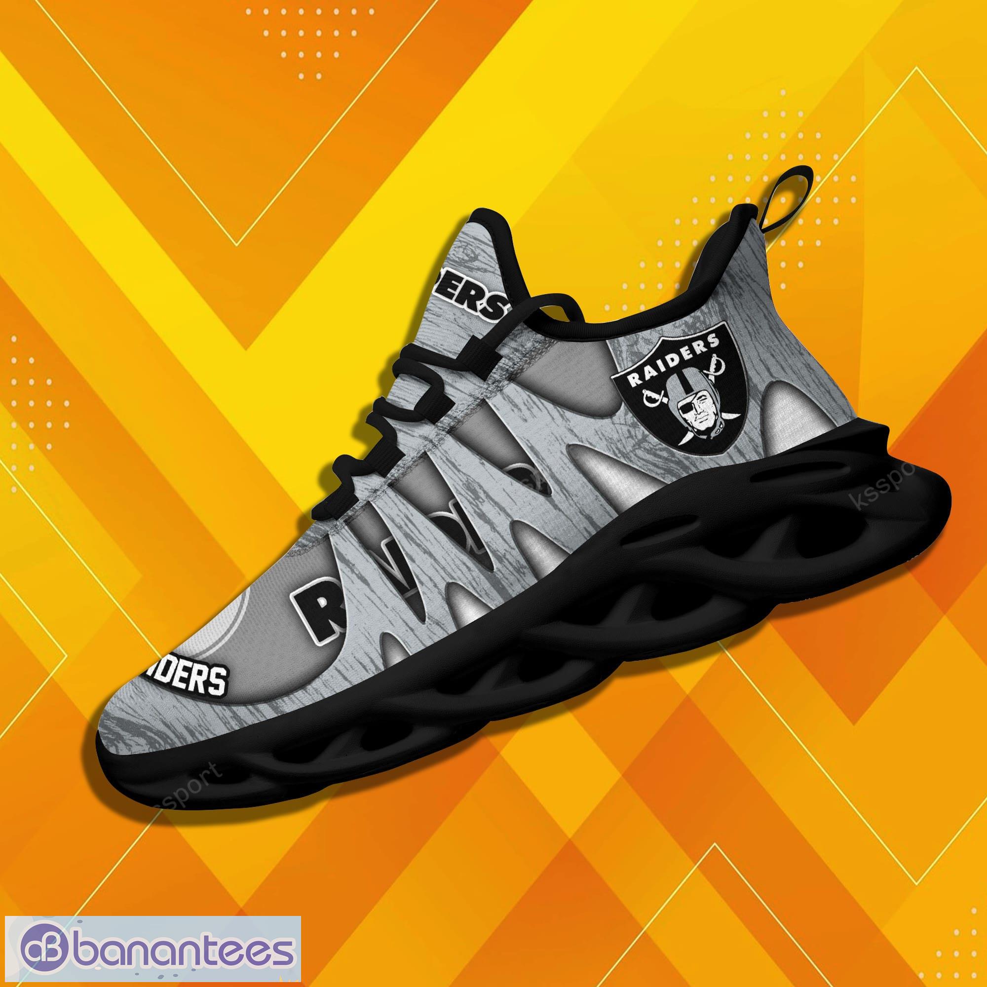 Las Vegas Raiders Nfl Max Soul Sneakers Sport Shoes - Banantees