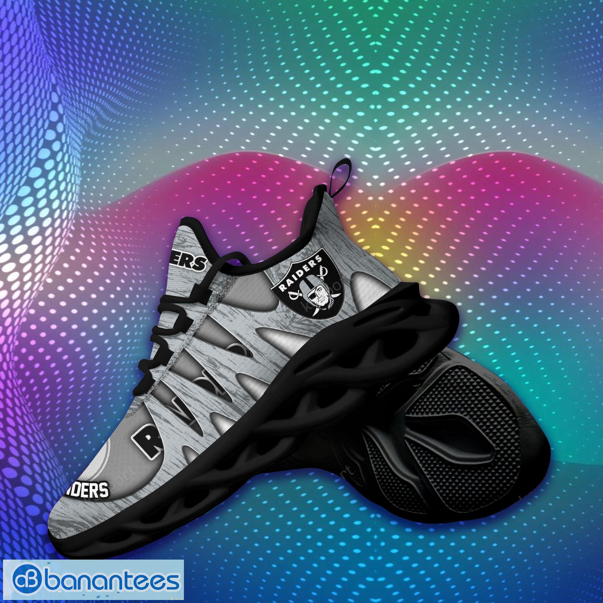 Las Vegas Raiders Nfl Max Soul Sneakers Sport Shoes - Banantees