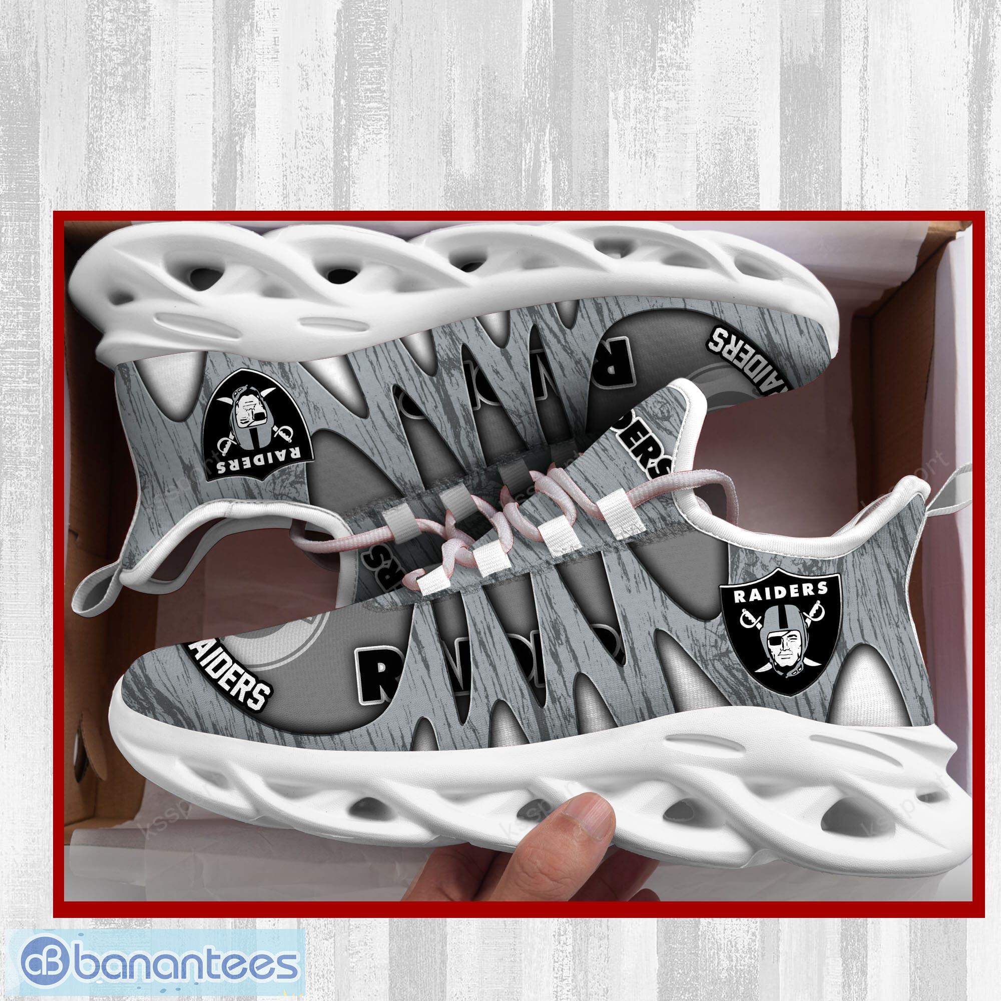 Las Vegas Raiders Nfl Max Soul Sneakers Sport Shoes - Banantees