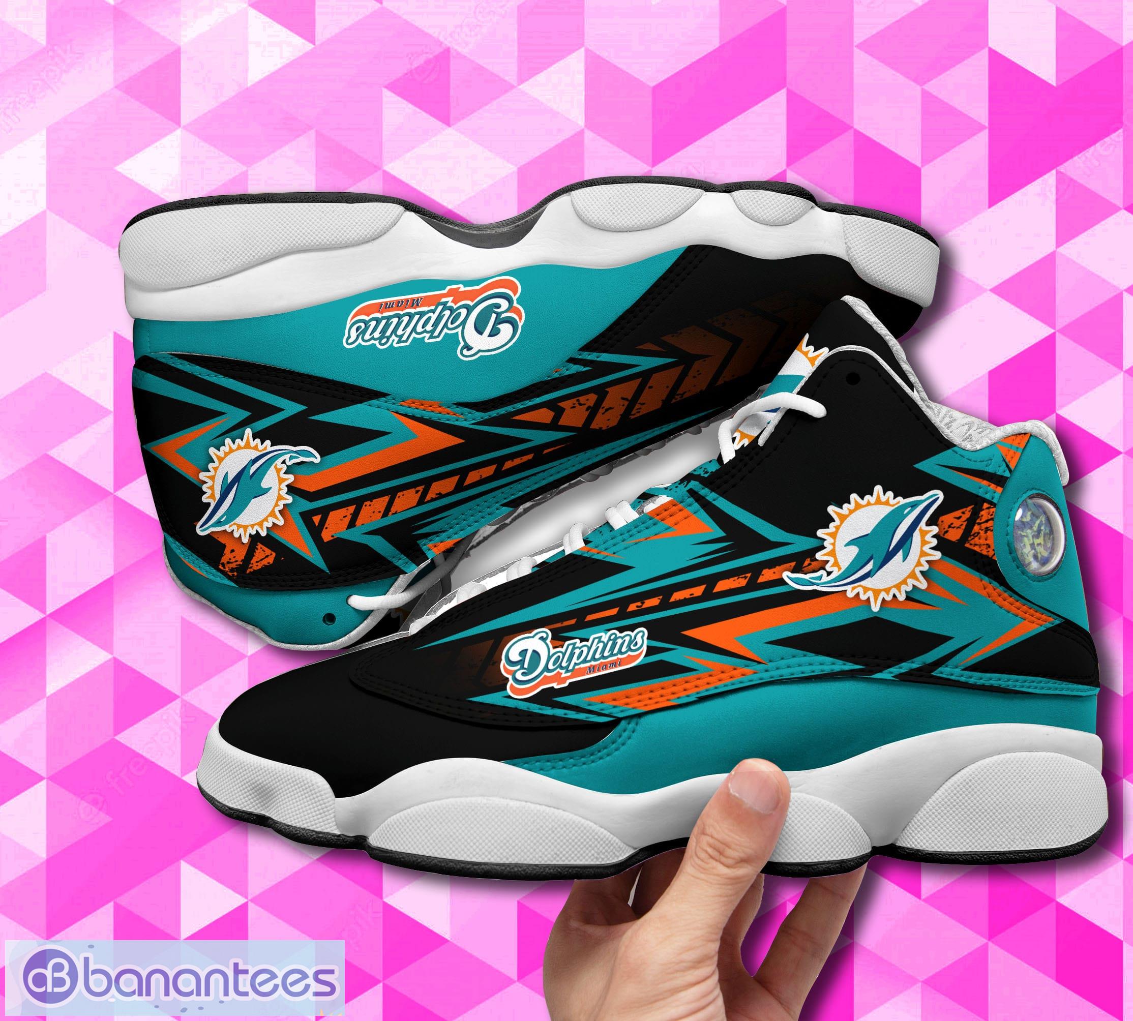 Miami Dolphins Sport Team Air Jordan 13 Shoes For Men And Women - Banantees