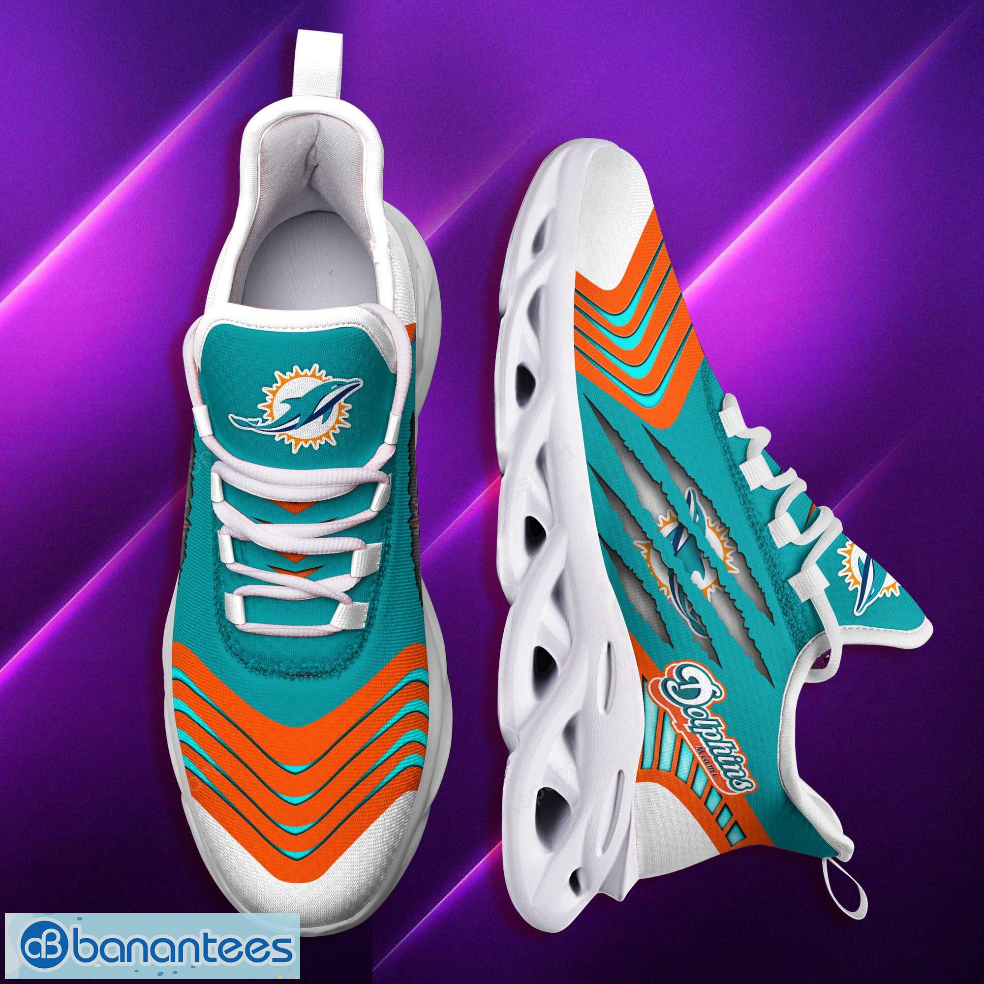 Miami Dolphins Nfl Max Soul Sneakers Sport Shoes Product Photo 6