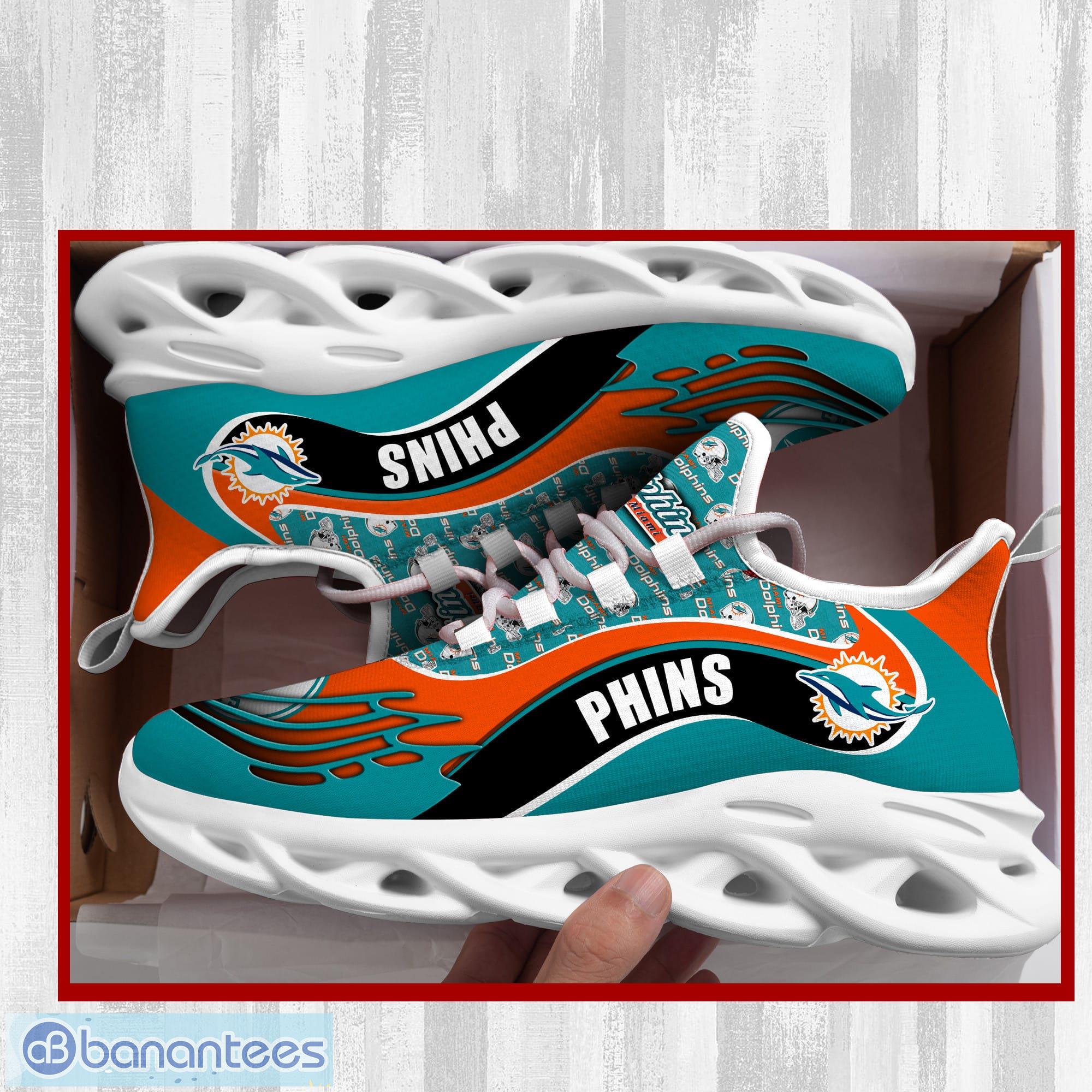 Miami Dolphins Nfl Max Soul Sneakers Sport Shoes Product Photo 1