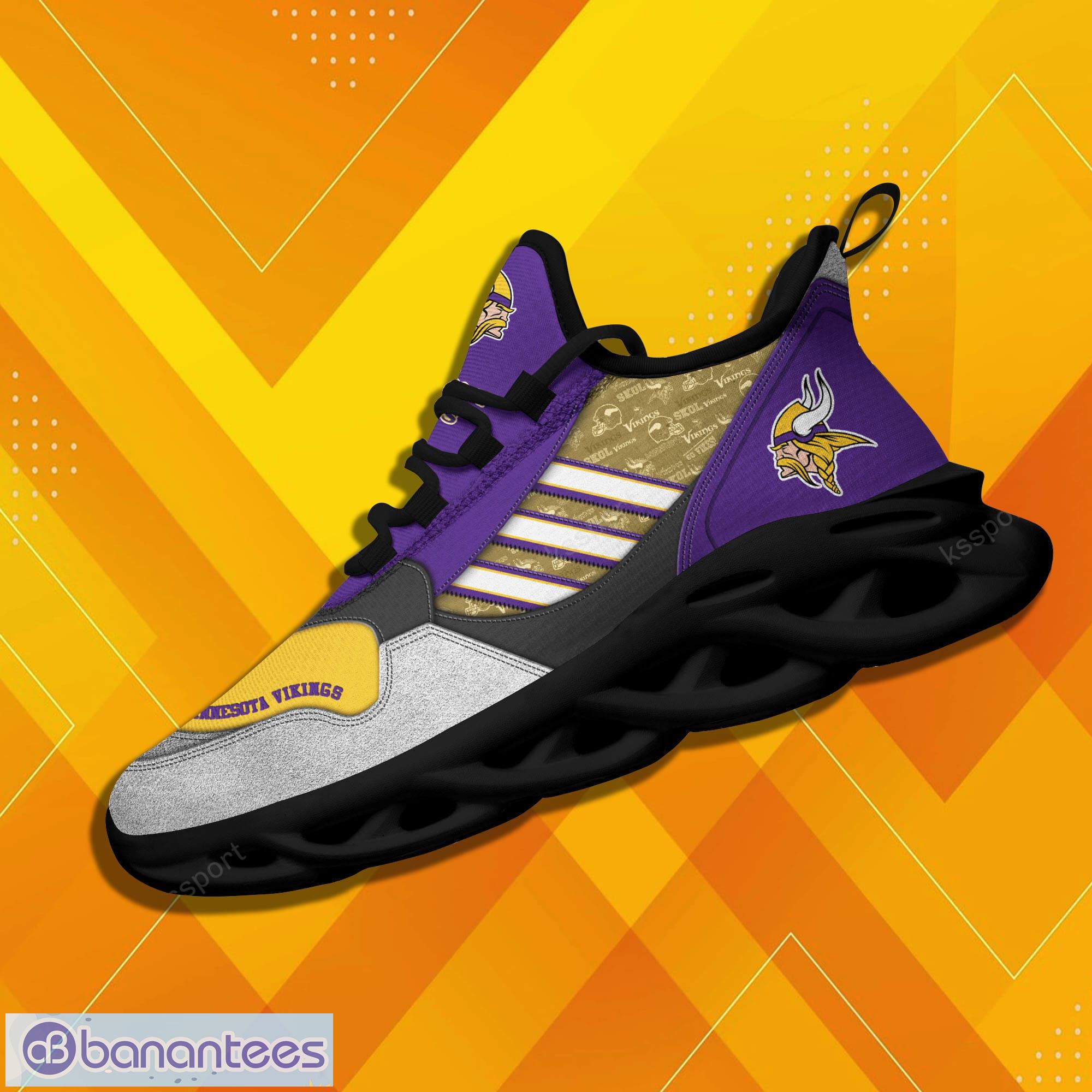 Minnesota Vikings NFL Purple Max Soul Sneakers Sport Shoes - Banantees