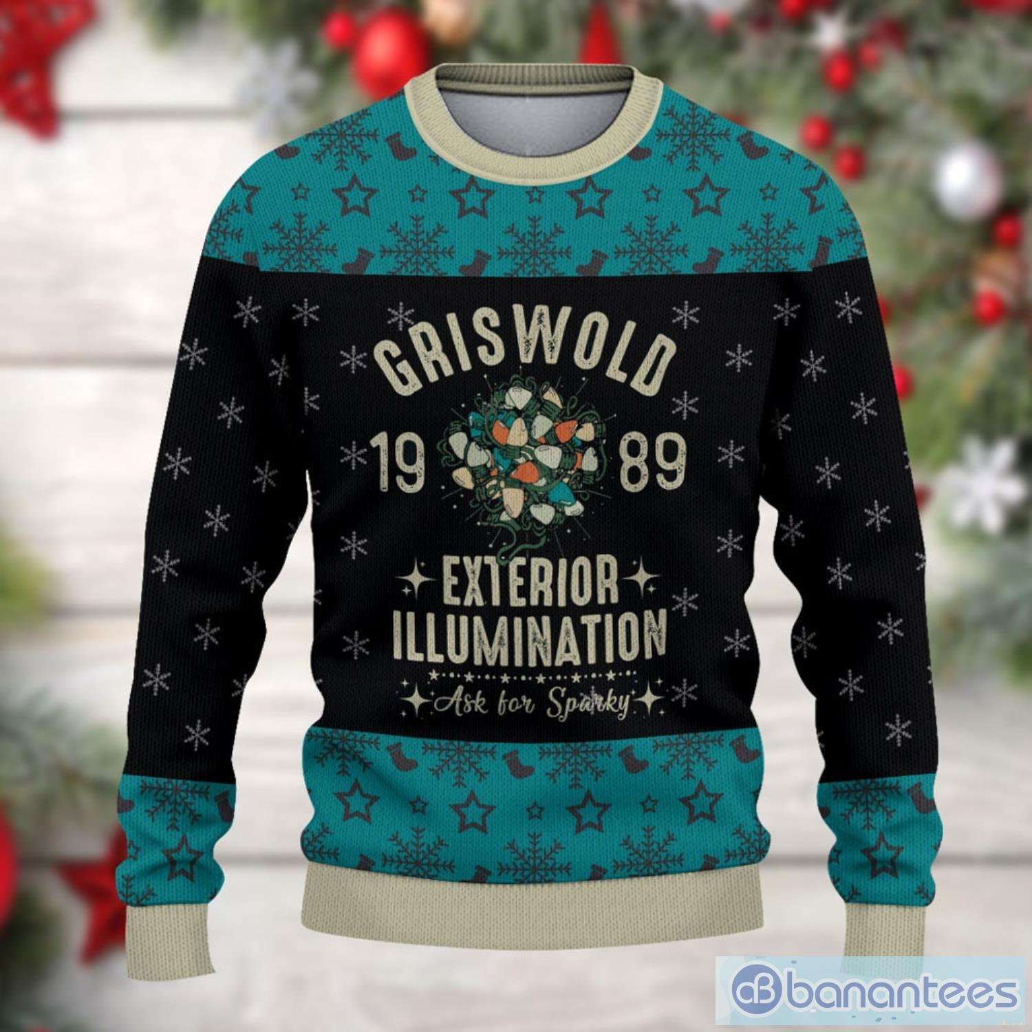 National Lampoon's Christmas Vacation Christmas Ugly Sweater Clark Griswold Christmas Sweater Christmas Product Photo