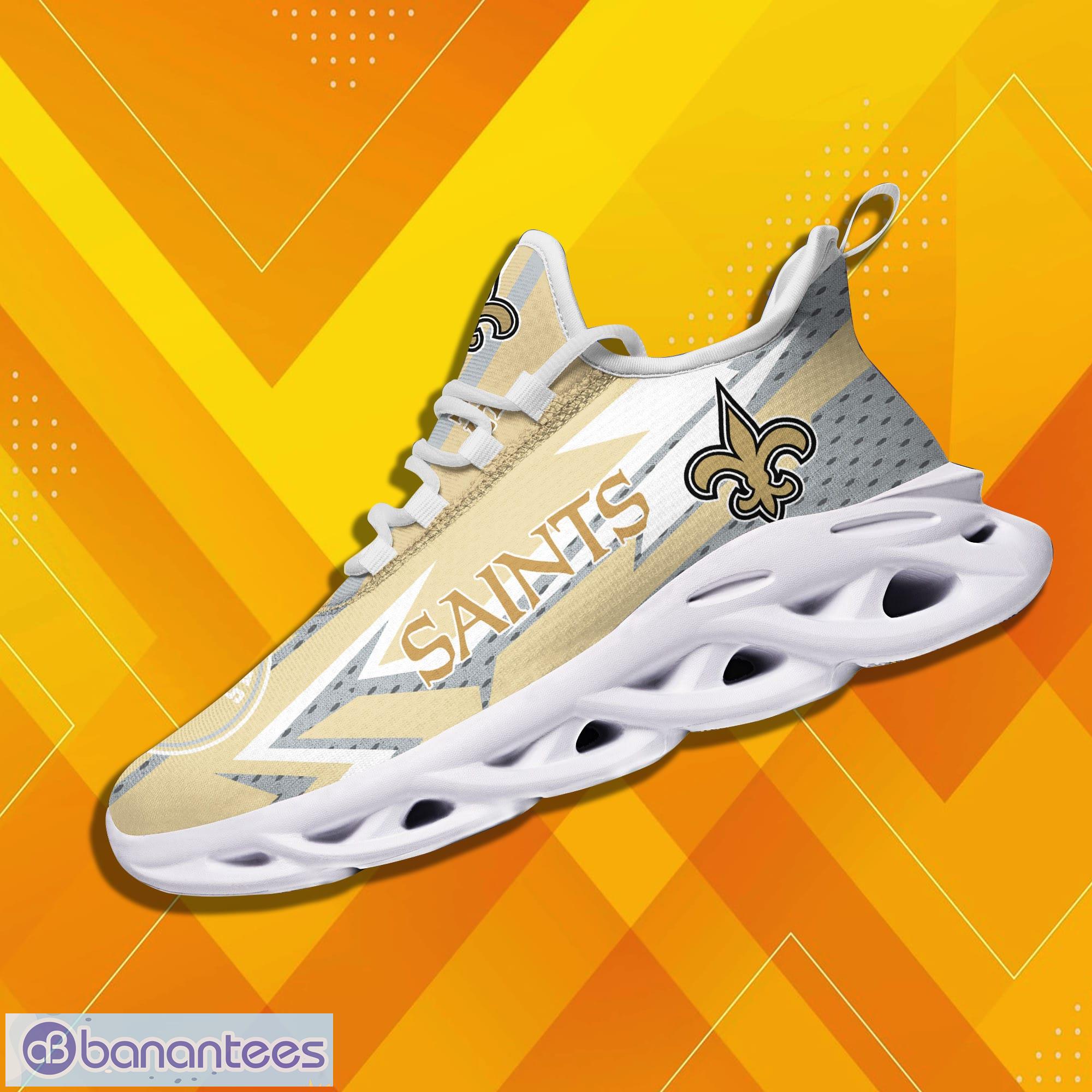 New Orleans Saints NFL Logo Max Soul Sneakers Running Shoes Product Photo 2