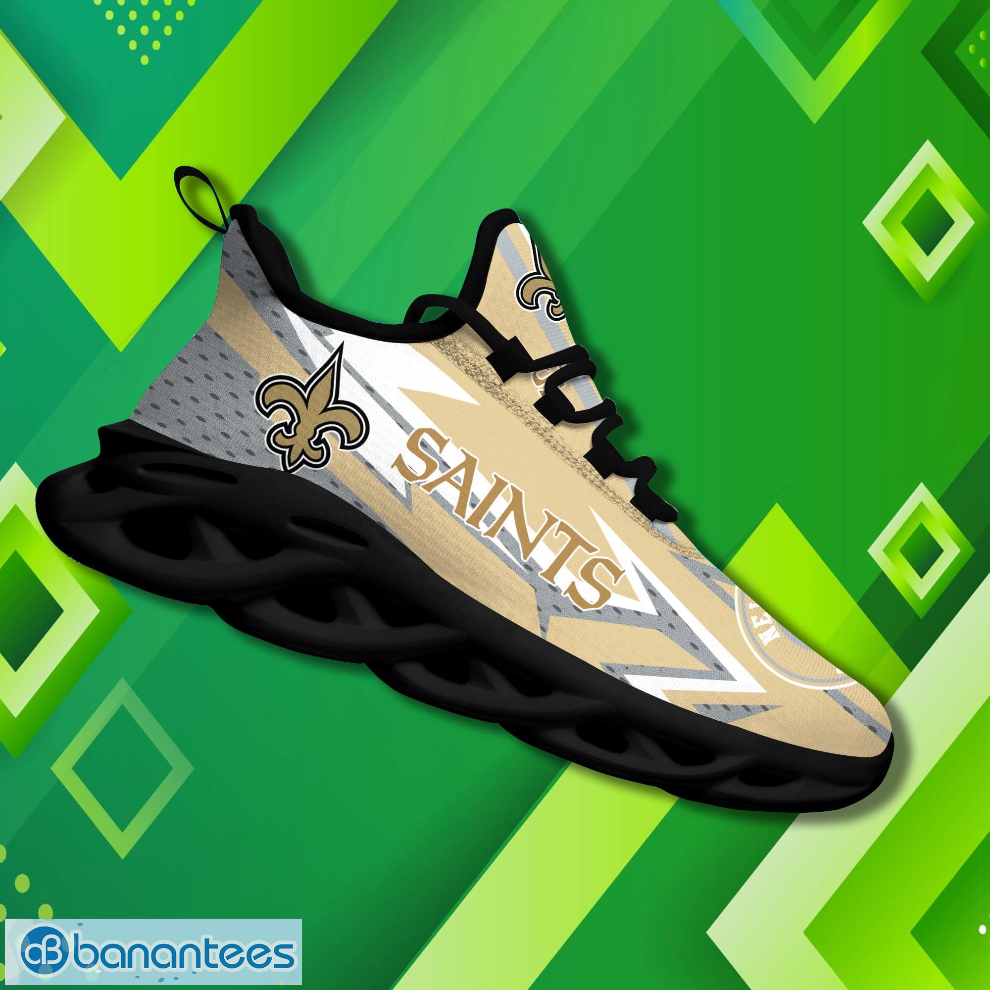 New Orleans Saints NFL Logo Max Soul Sneakers Running Shoes Product Photo 3