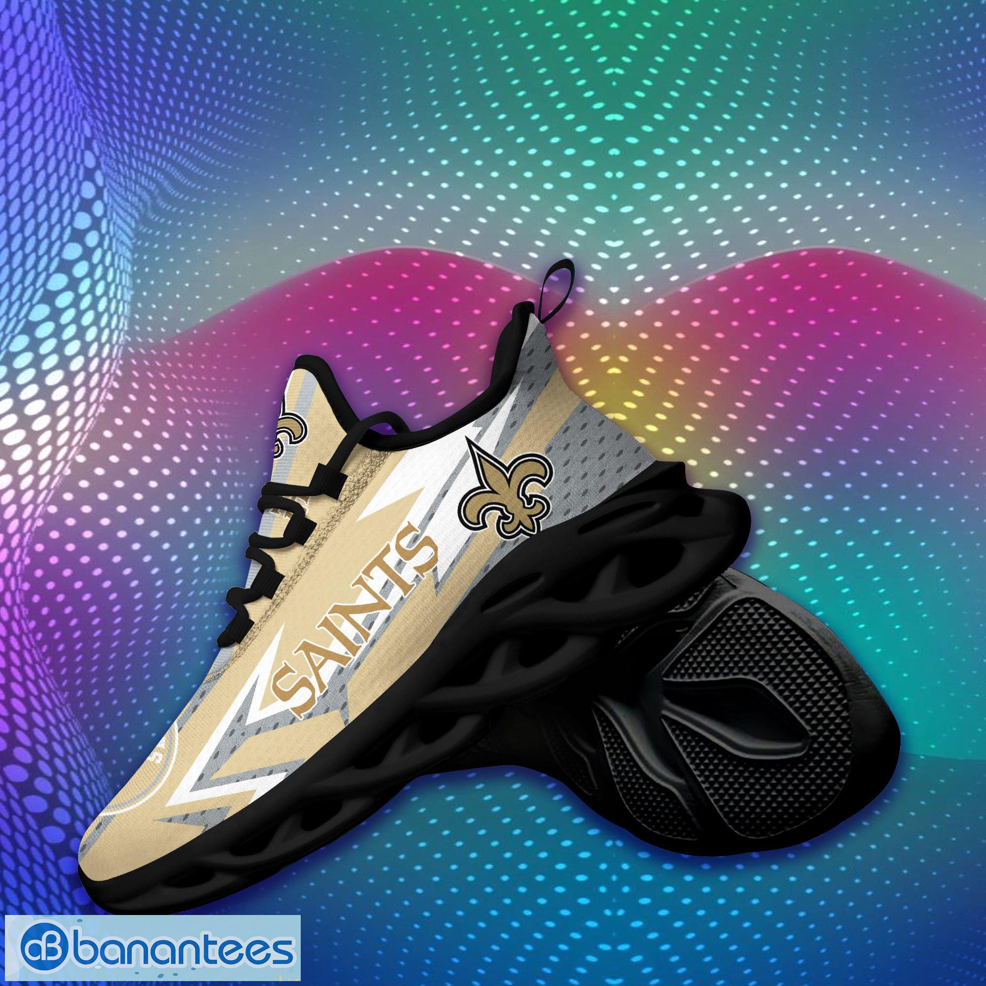 New Orleans Saints NFL Logo Max Soul Sneakers Running Shoes Product Photo 5