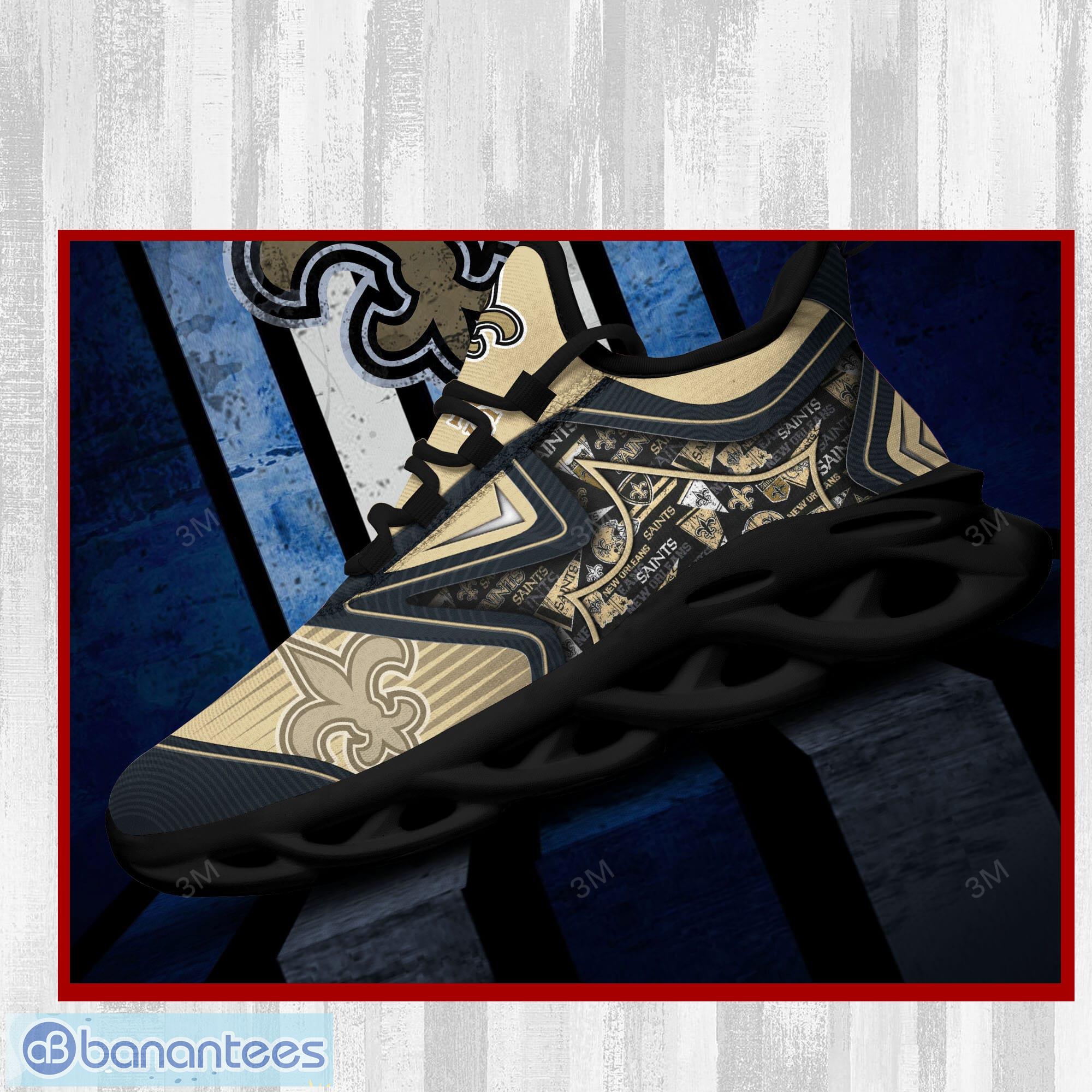 New Orleans Saints Design Max Soul Shoes For Men And Women - Banantees