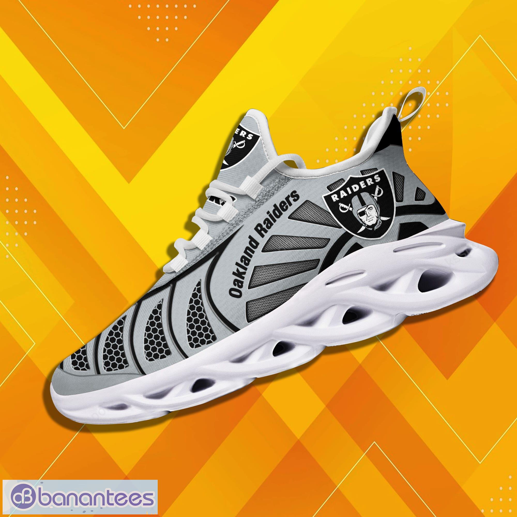 Las Vegas Raiders Nfl Max Soul Sneakers Sport Shoes - Banantees