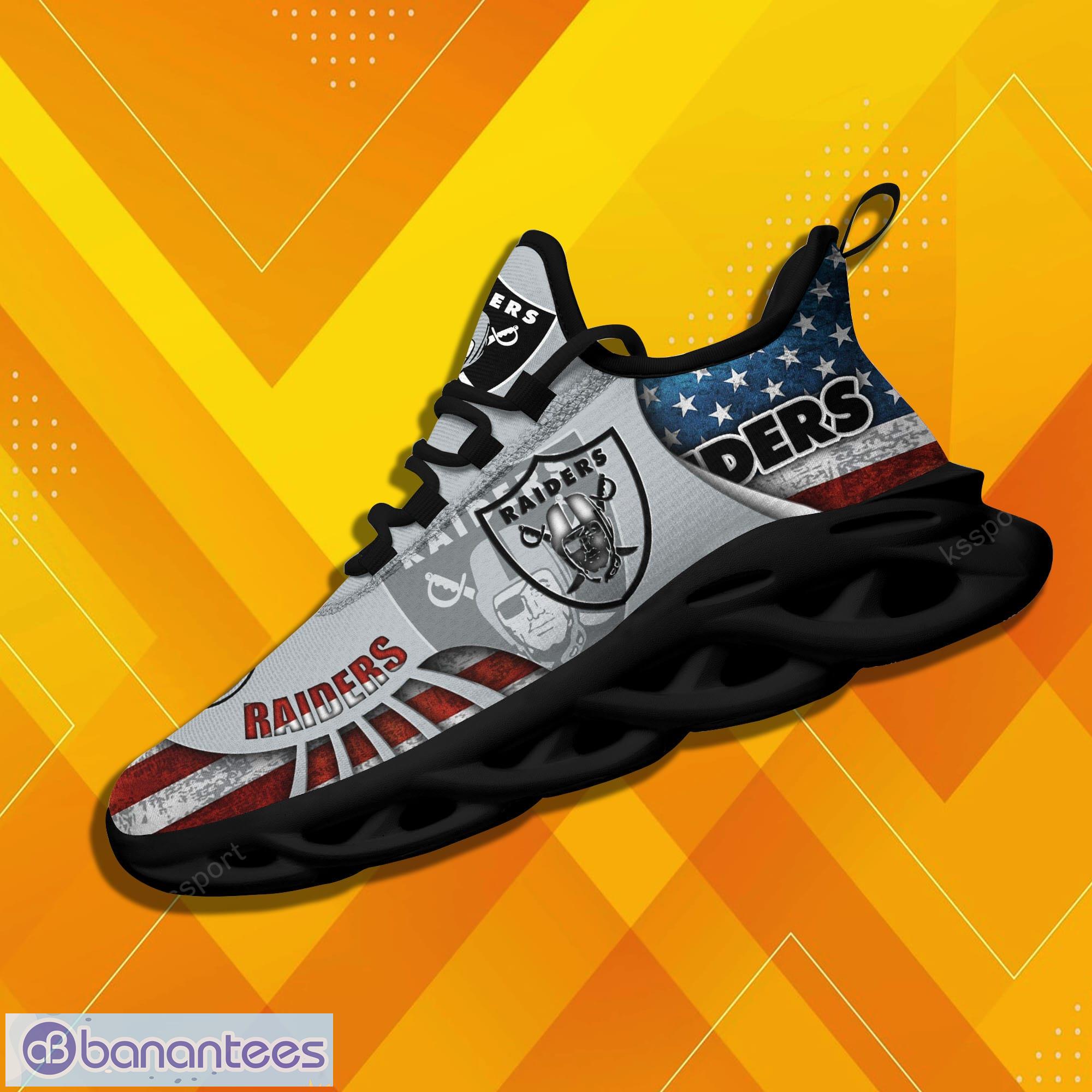 Oakland Raiders NFL Max Soul Sneakers Running Shoes Product Photo 2