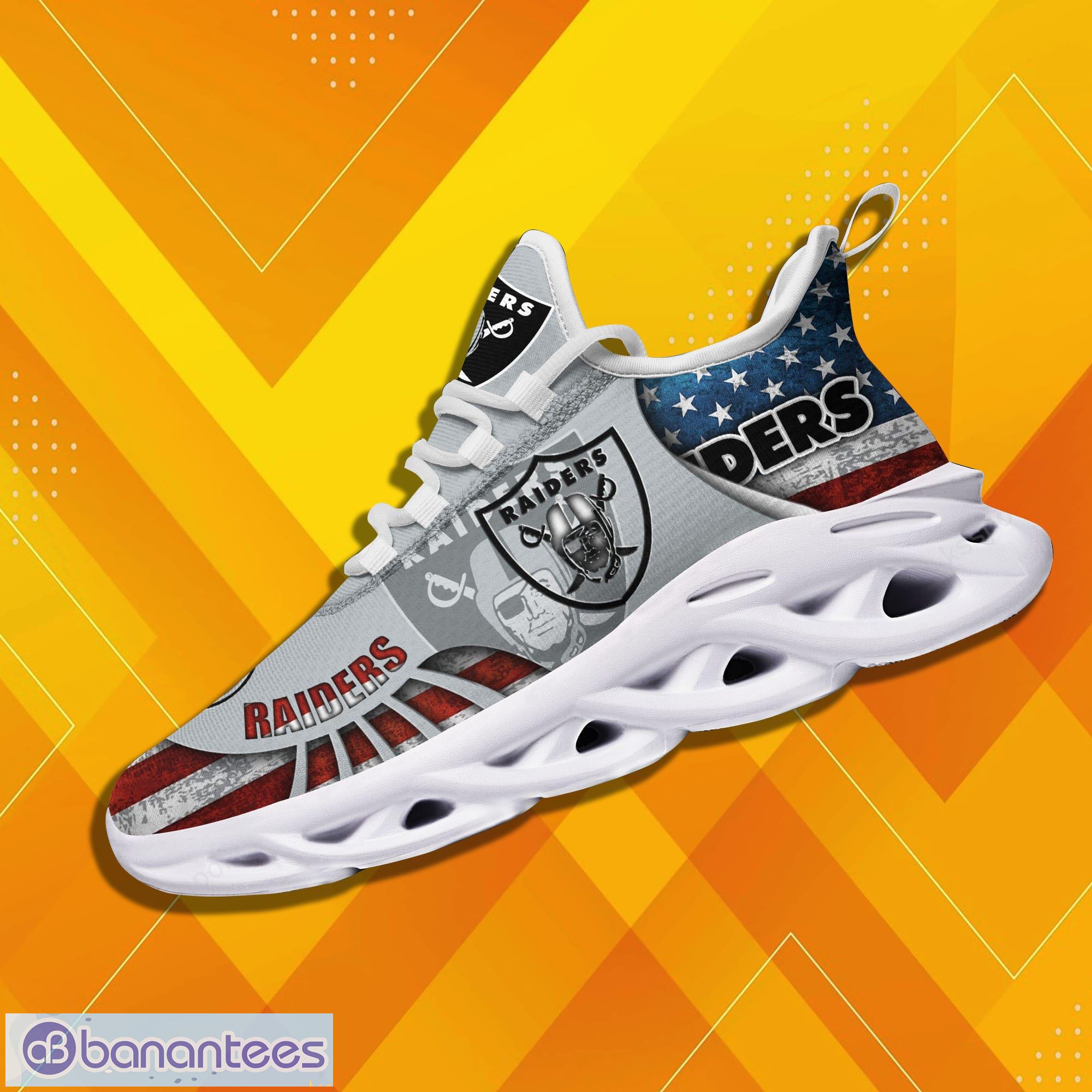 Oakland Raiders NFL Max Soul Sneakers Running Shoes Product Photo 4