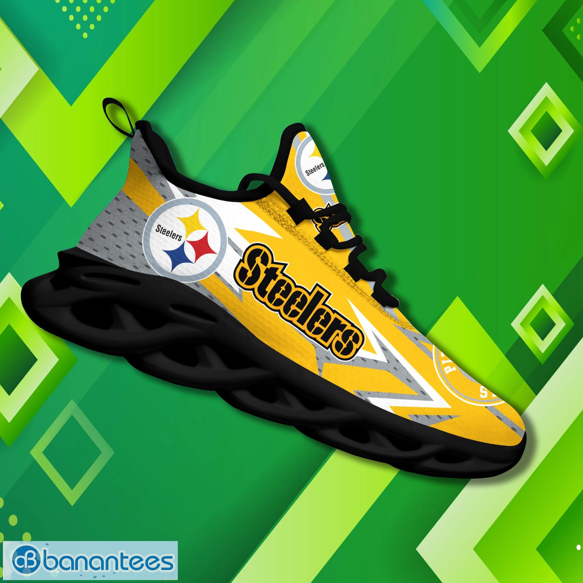 Pittsburgh Steelers NFL Running Sport Sneakers Max Soul Shoes For Men And  Women - Banantees