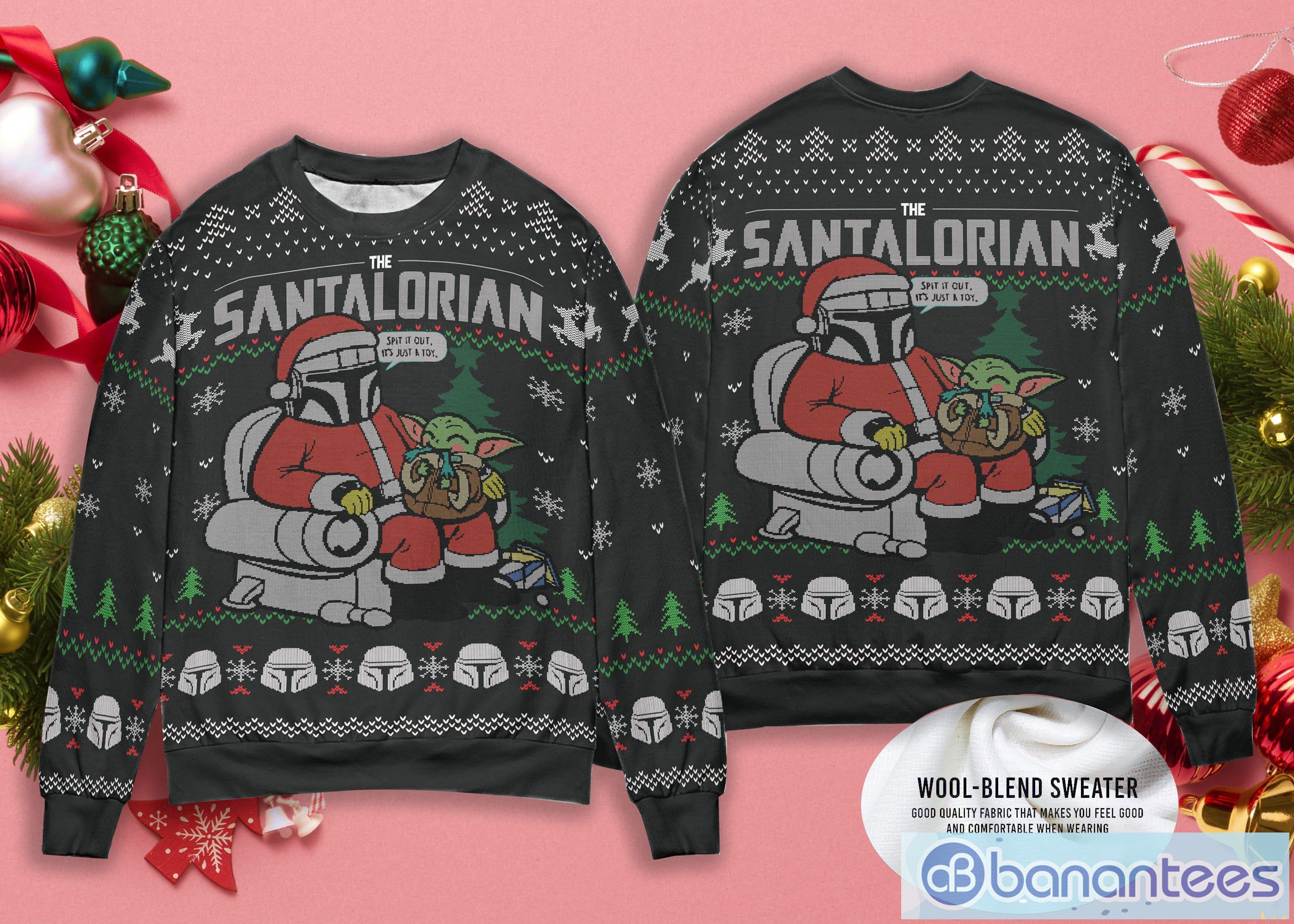 Arizona Diamondbacks Cute Baby Yoda Star Wars 3D Ugly Christmas Sweater  Unisex Men and Women Christmas Gift - Banantees