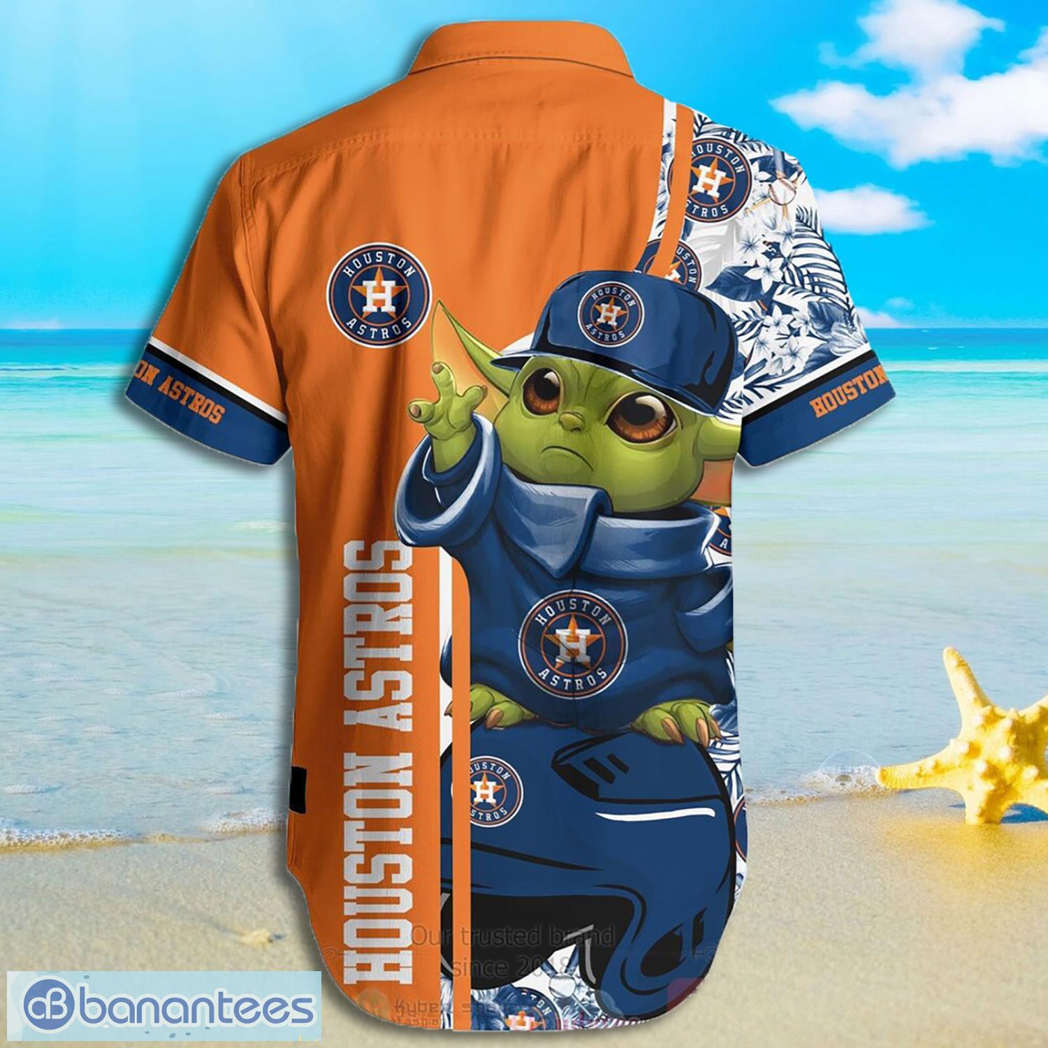MLB Baseball Houston Astros Star Wars Baby Yoda Shirt