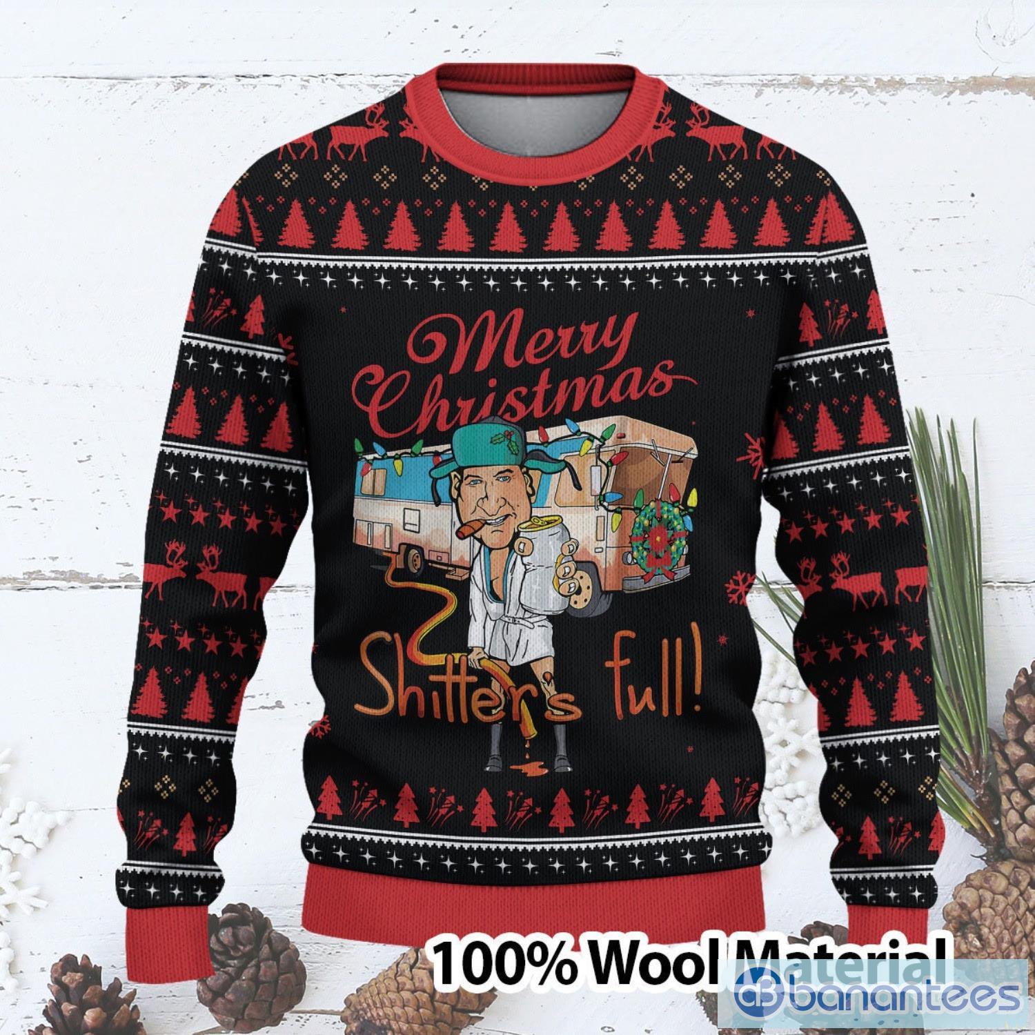 Ugly Merry Christmas Shutters Full Custom Sweater Xmas Gifts Christmas Shirts Product Photo 2