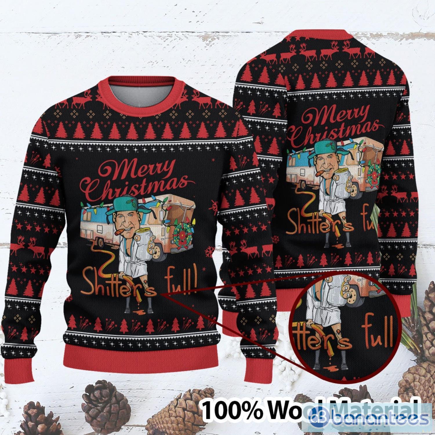 Ugly Merry Christmas Shutters Full Custom Sweater Xmas Gifts Christmas Shirts Product Photo 1